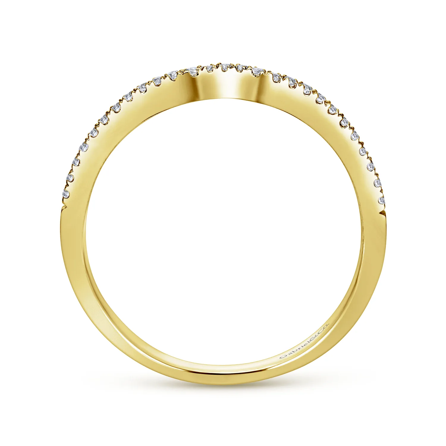 Matching Wedding Band in 14K Yellow Gold, photograph 2
