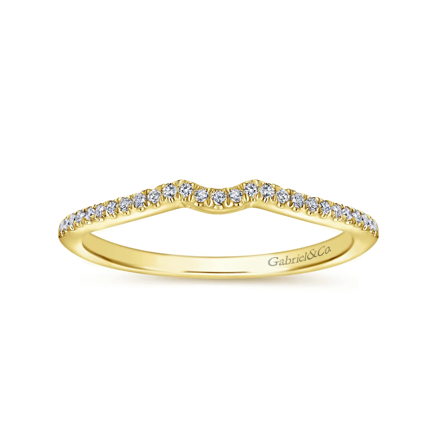 Matching Wedding Band in 14K Yellow Gold, photograph 5