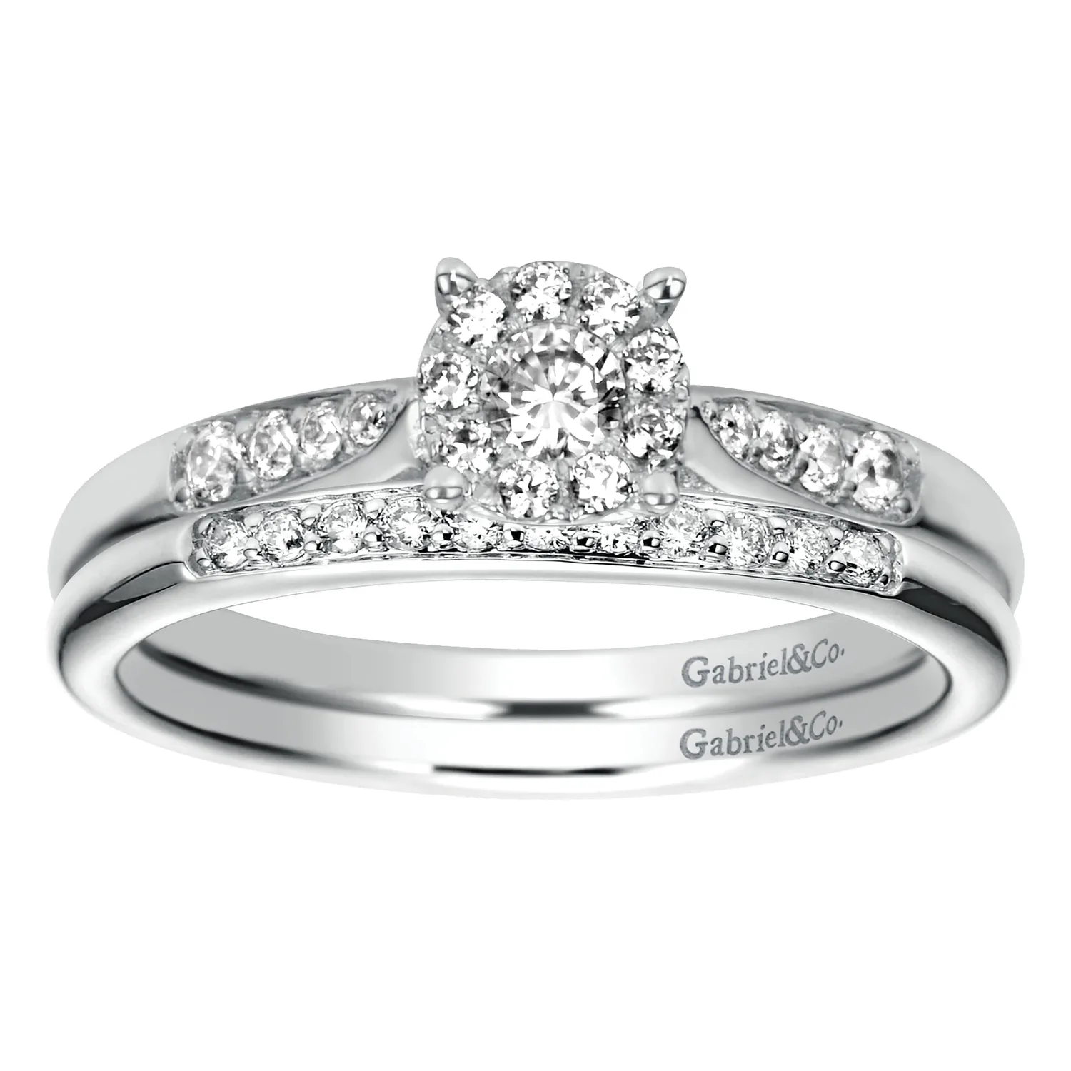 Matching Wedding Band in 14K White Gold, photograph 4