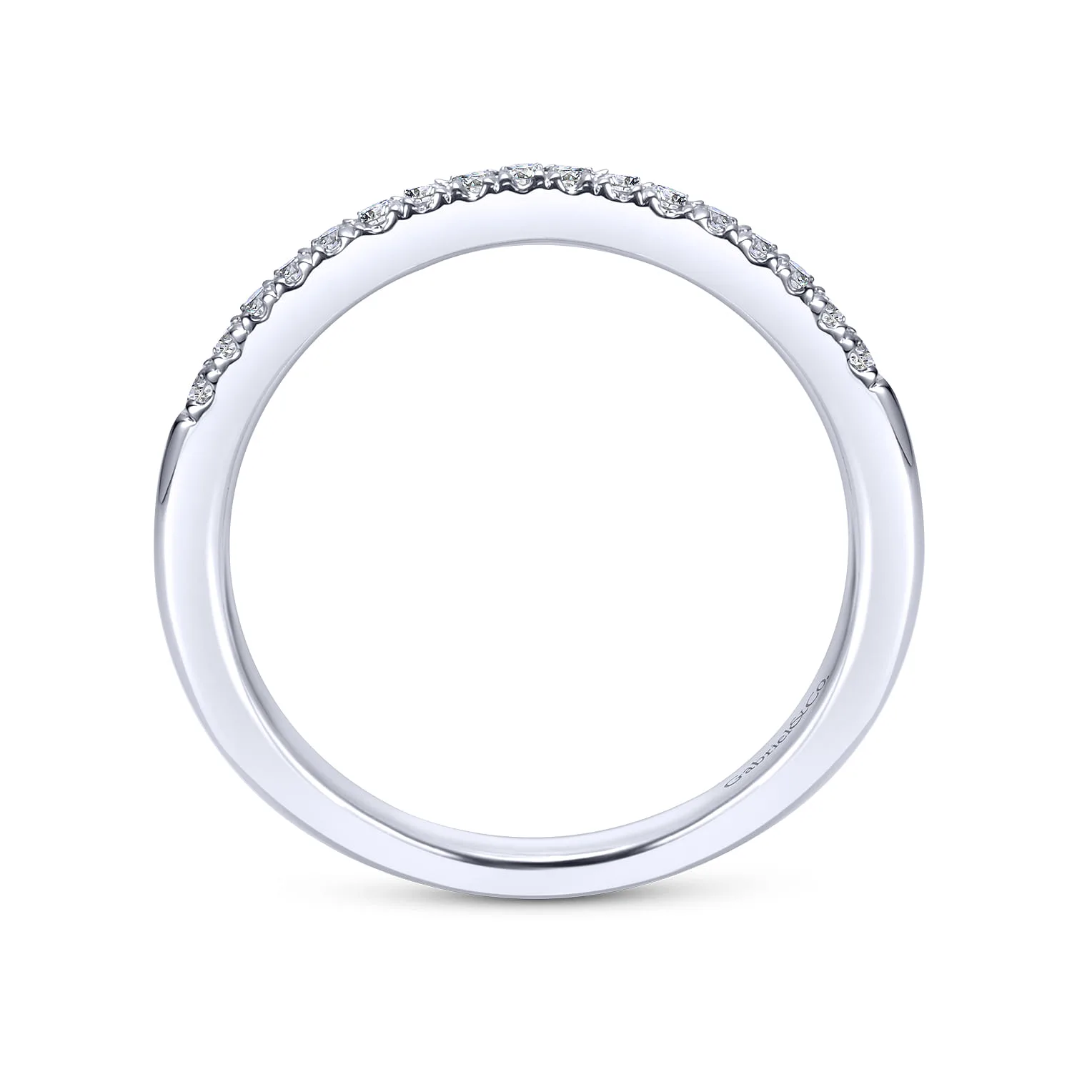 Matching Wedding Band in 14K White Gold, photograph 2