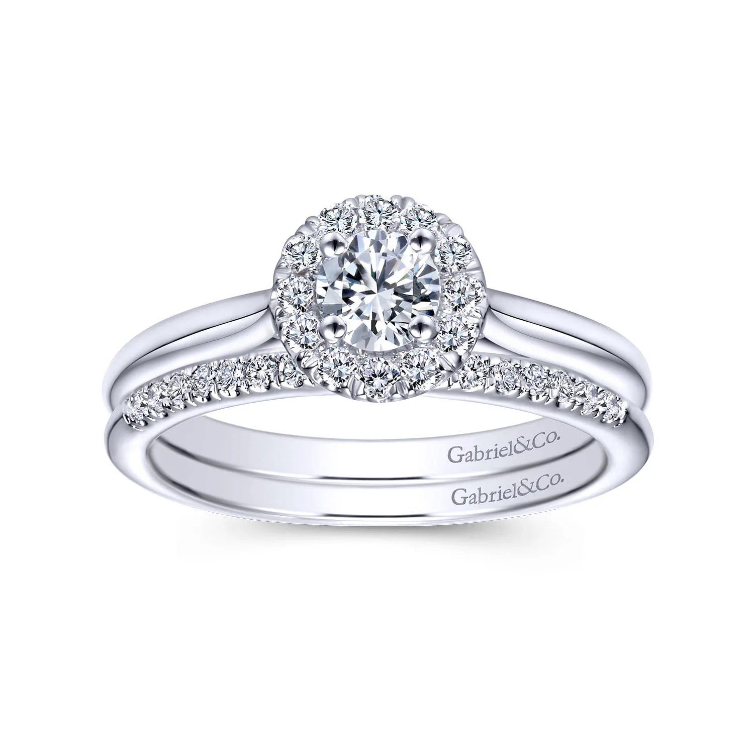 Matching Wedding Band in 14K White Gold, photograph 4
