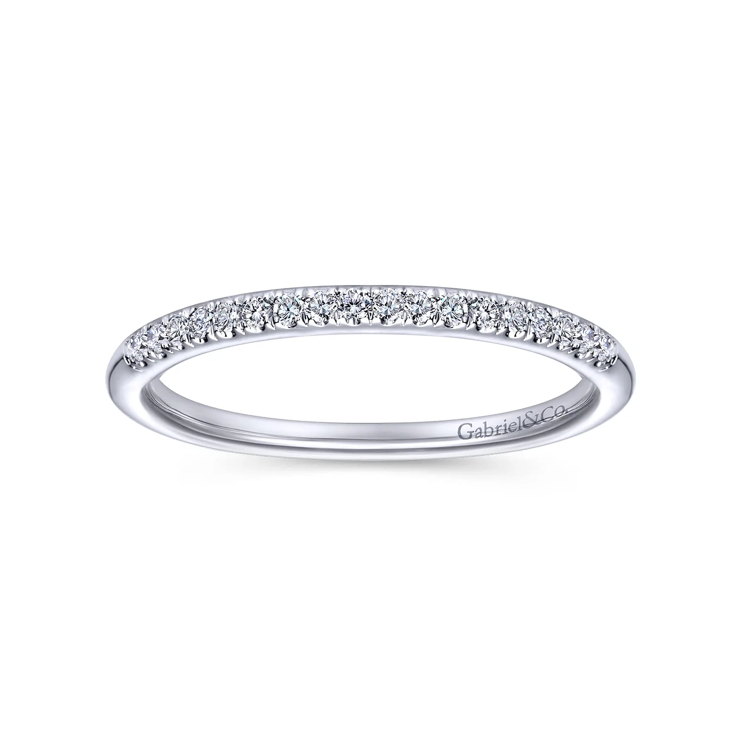Matching Wedding Band in 14K White Gold, photograph 5