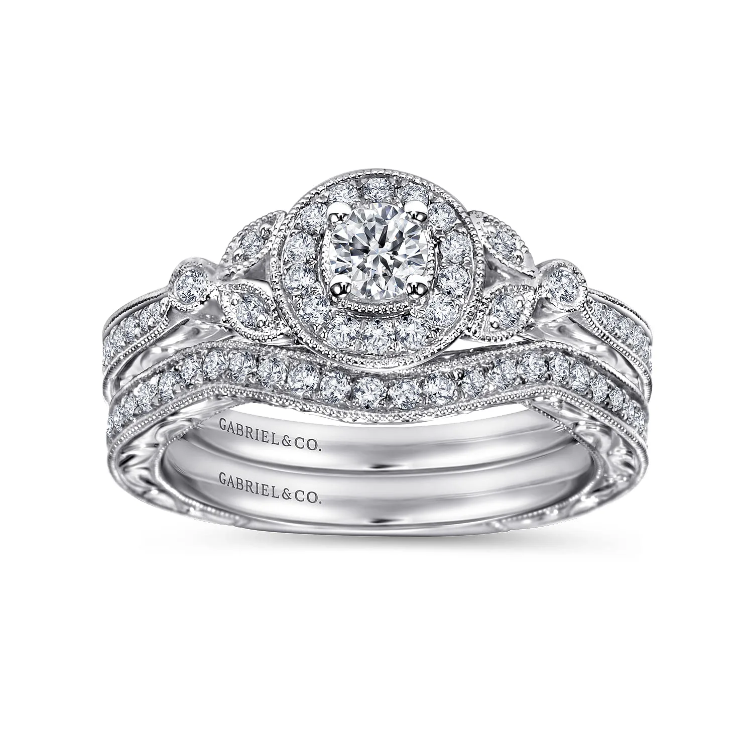 Matching Wedding Band in 14K White Gold, photograph 4