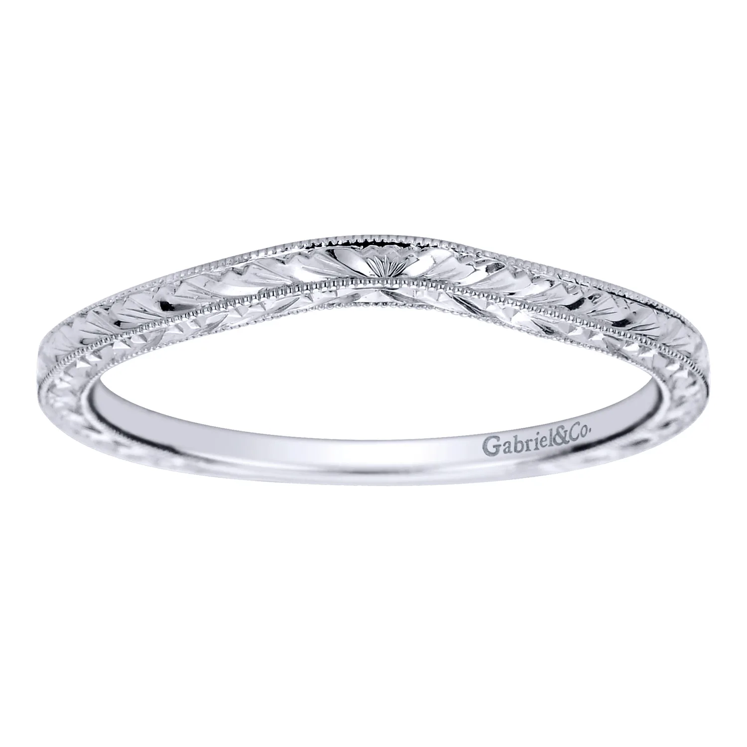 Matching Wedding Band in 14K White Gold, photograph 5