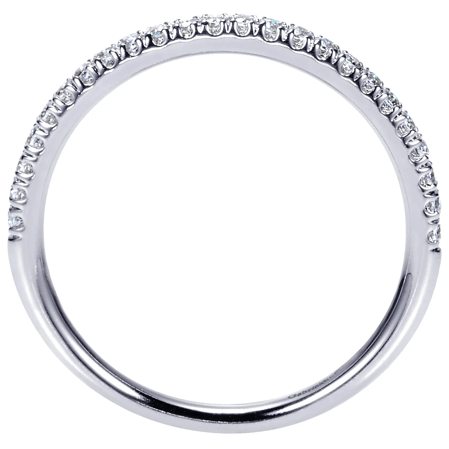 Matching Wedding Band in 14K White Gold, photograph 2