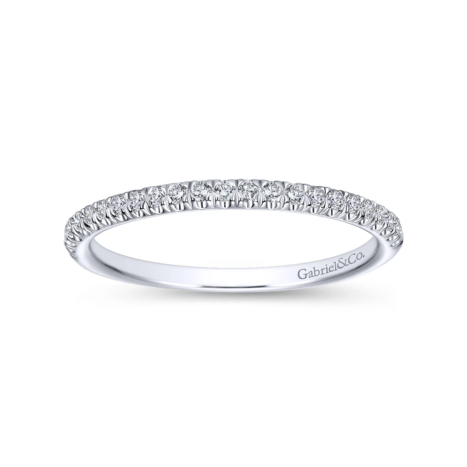 Matching Wedding Band in 14K White Gold, photograph 5