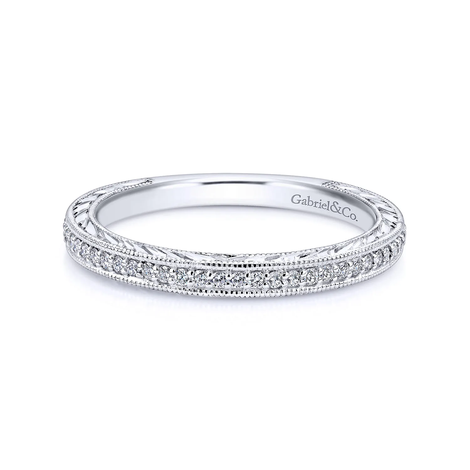 Matching Wedding Band in 14K White Gold