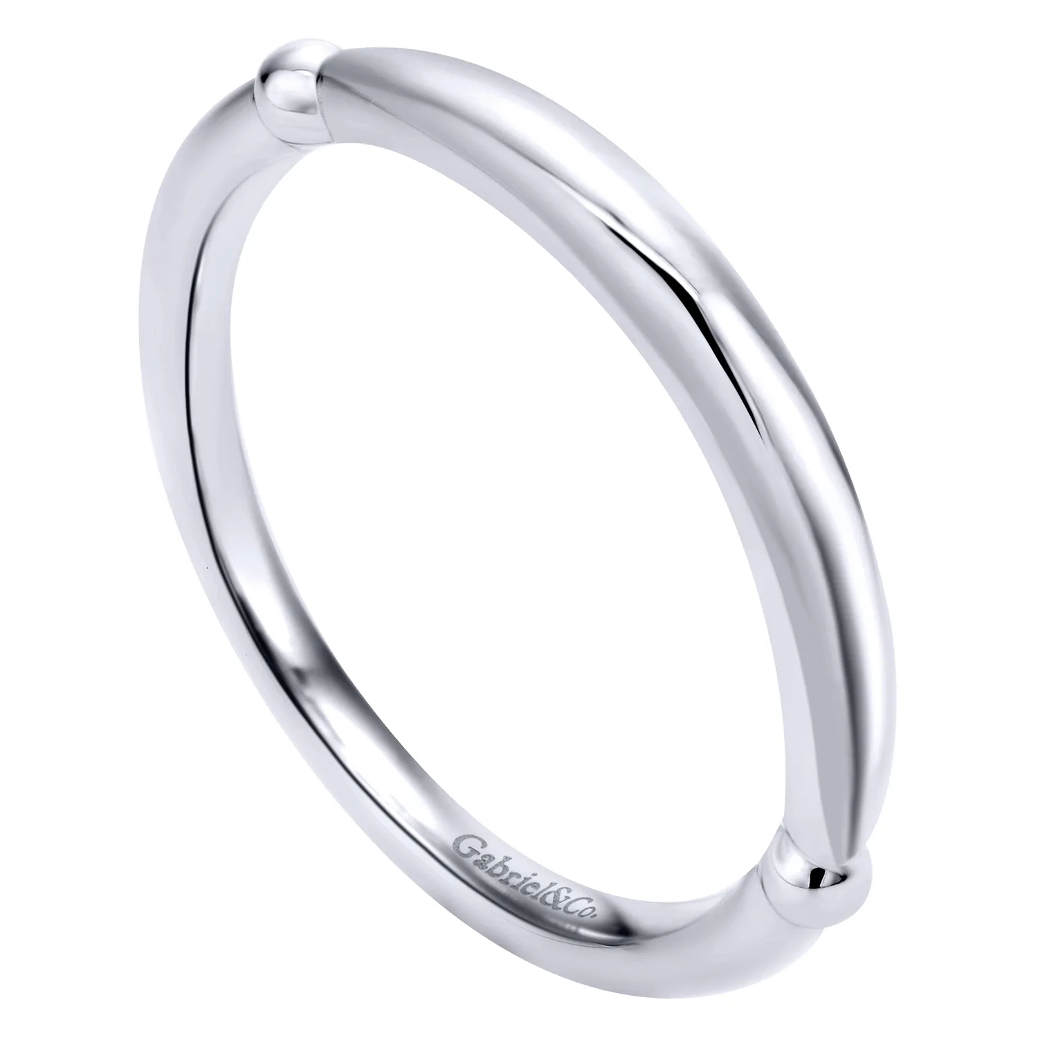 Matching Wedding Band in 14K White Gold, photograph 3