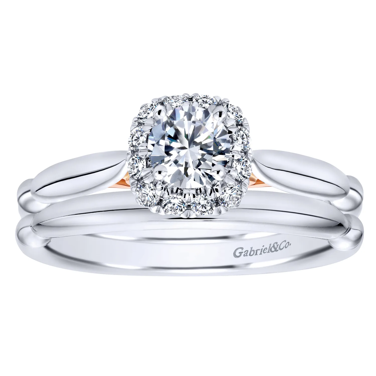 Matching Wedding Band in 14K White Gold, photograph 4