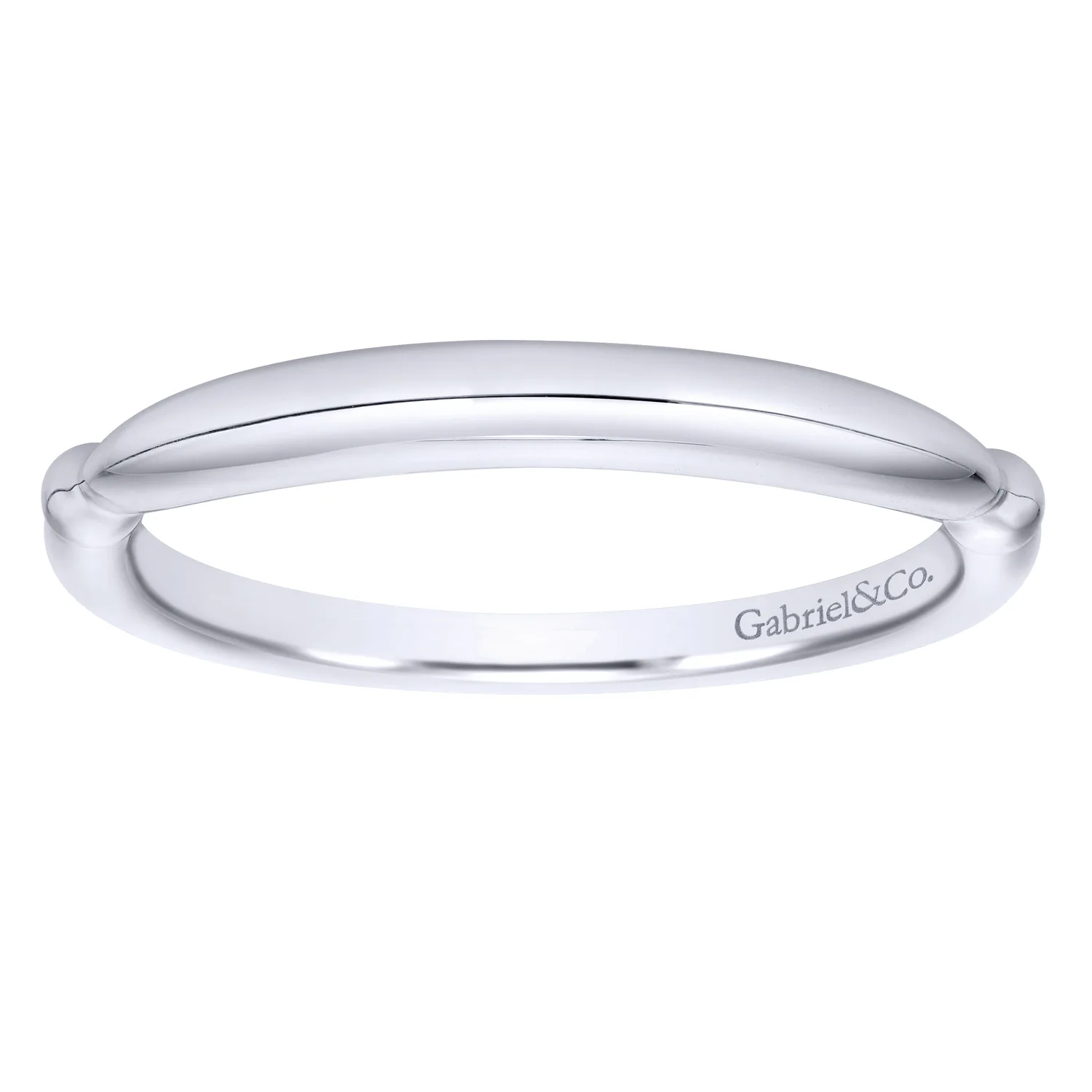 Matching Wedding Band in 14K White Gold, photograph 5