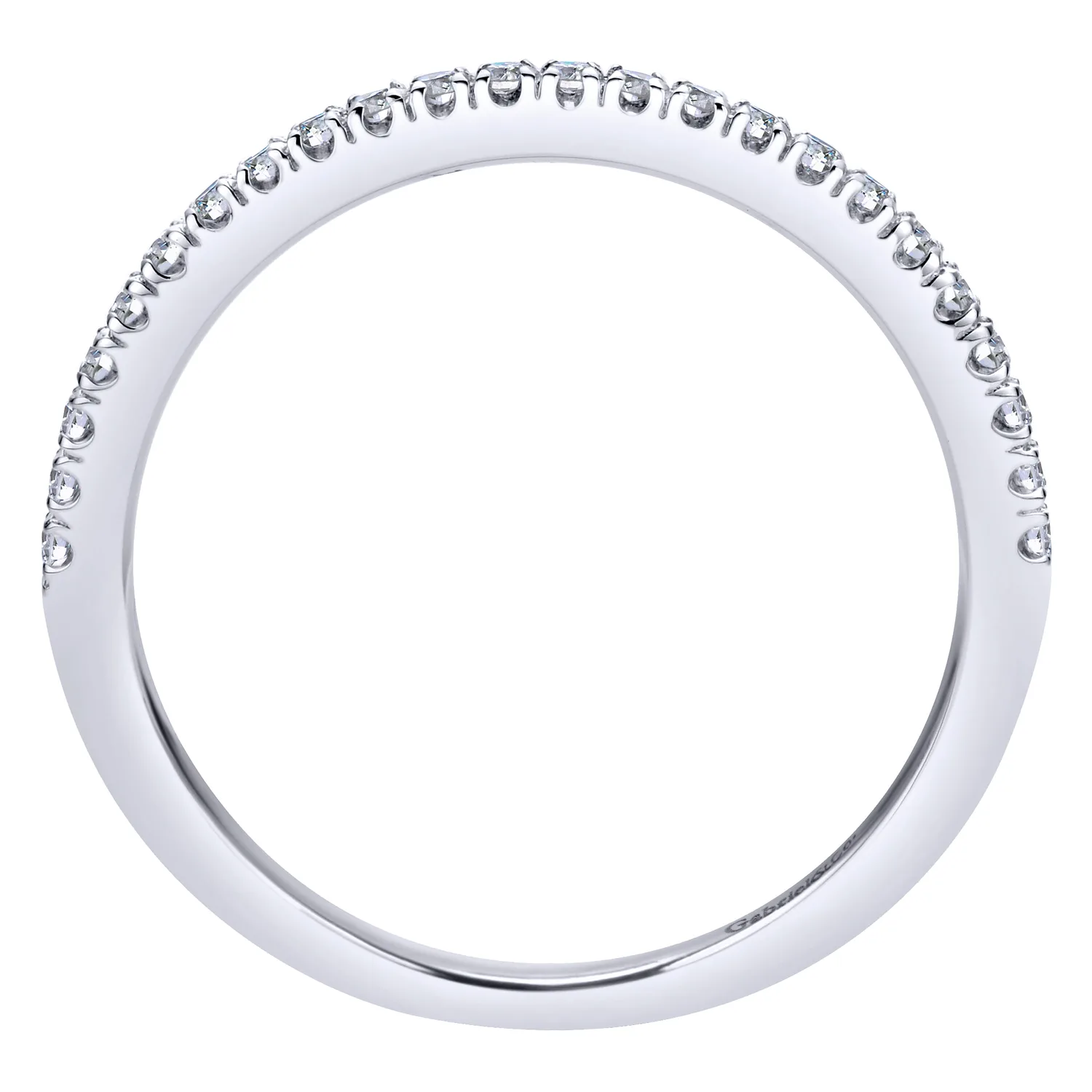 Matching Wedding Band in 14K White Gold, photograph 2
