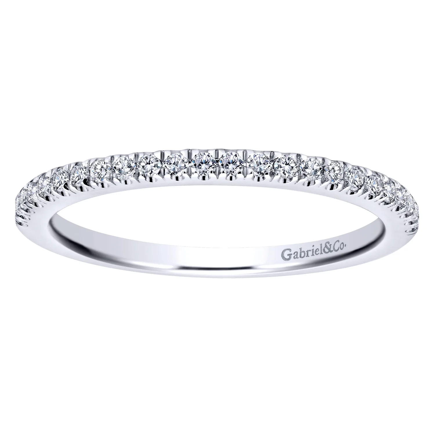 Matching Wedding Band in 14K White Gold, photograph 5