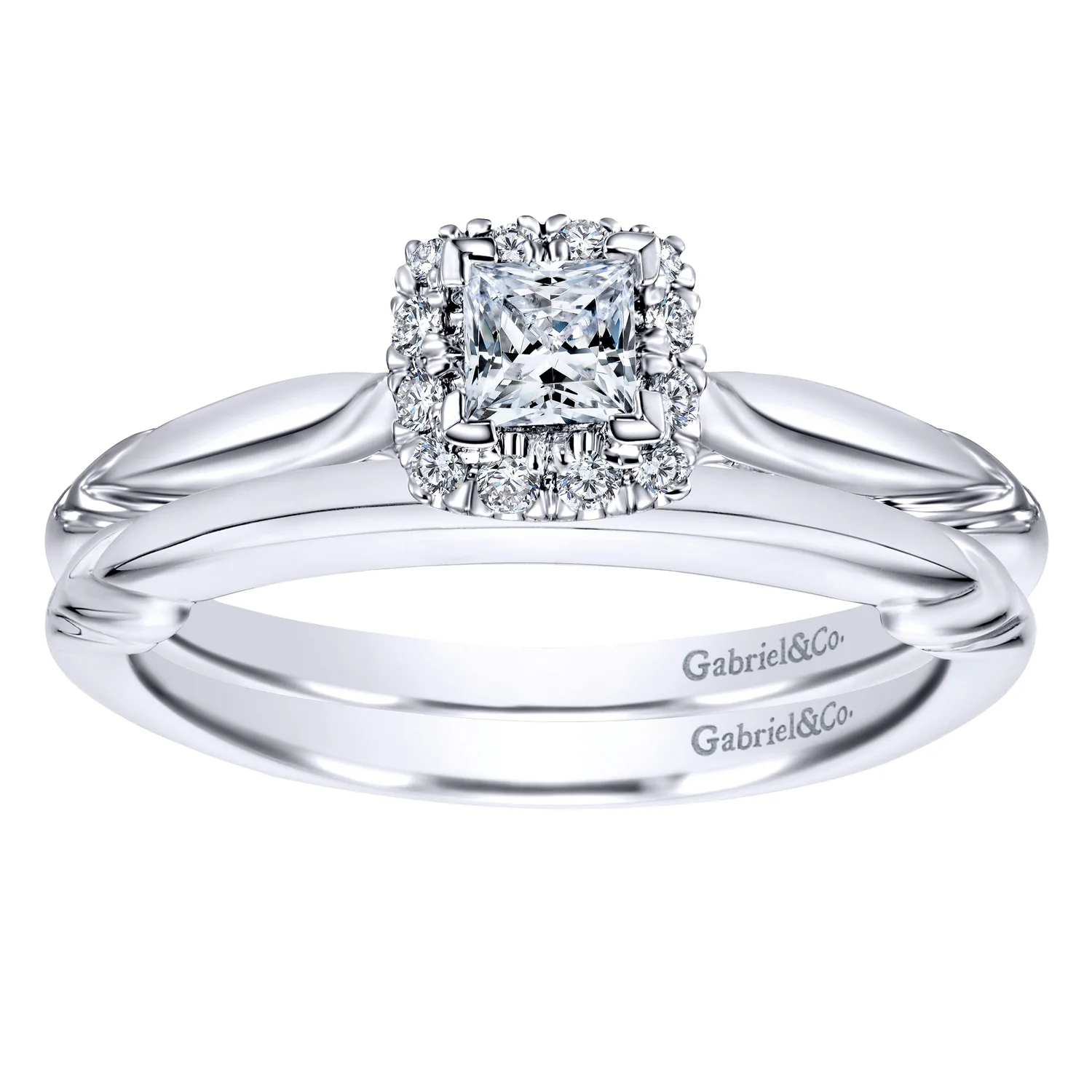Matching Wedding Band in 14K White Gold, photograph 4