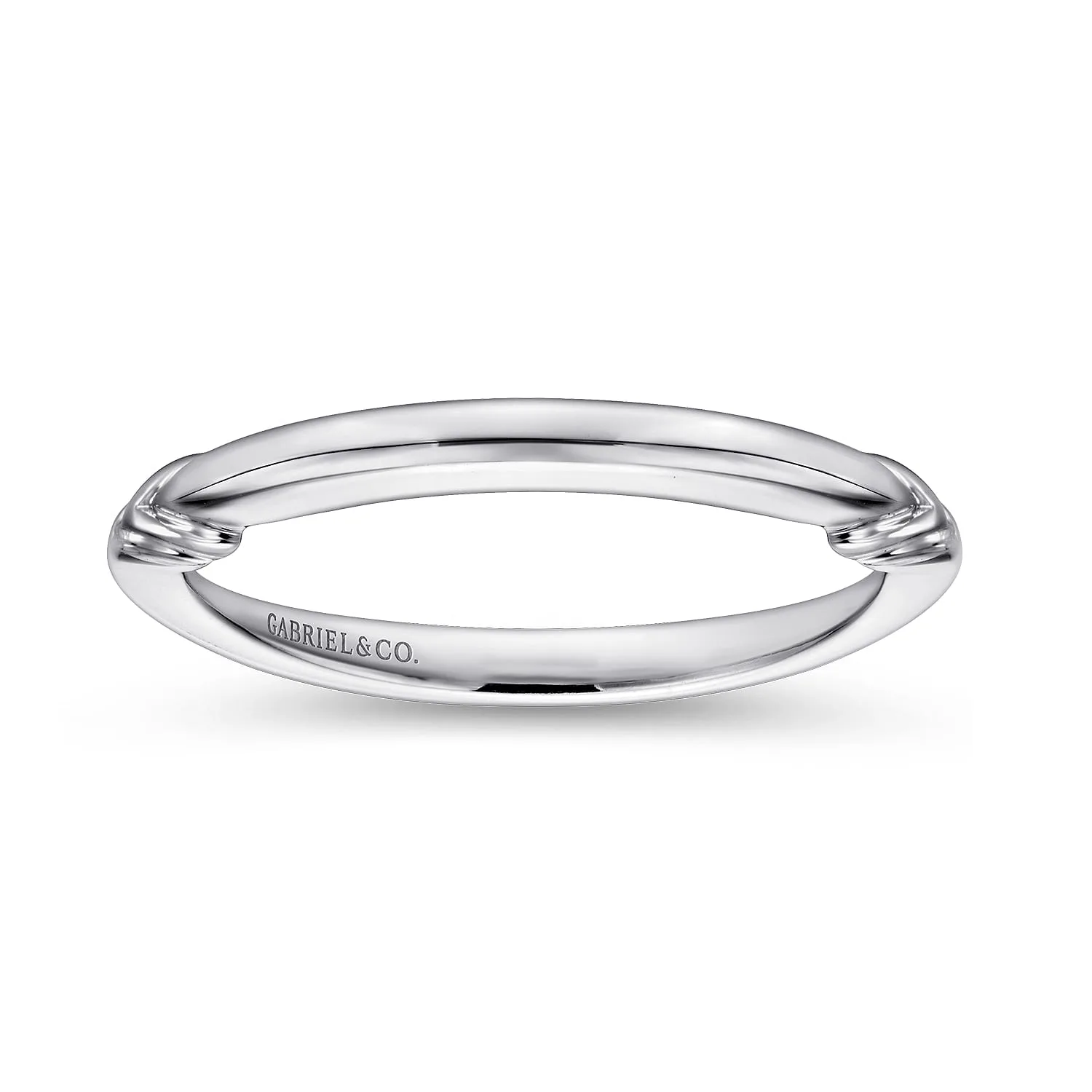 Matching Wedding Band in 14K White Gold, photograph 5