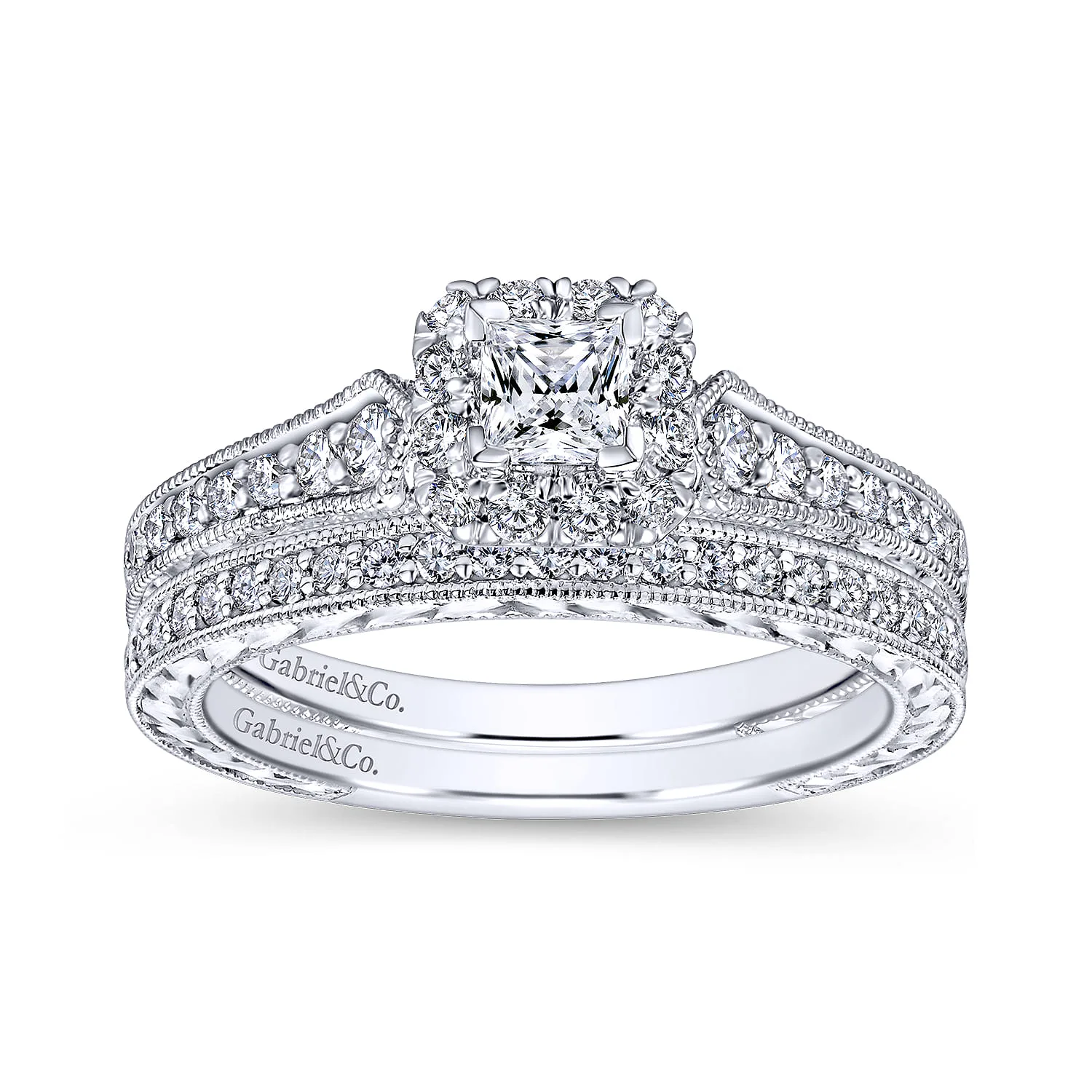Matching Wedding Band in 14K White Gold, photograph 4