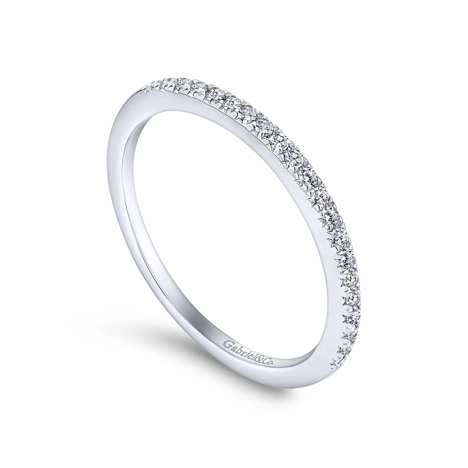 Matching Wedding Band in 14K White Gold, photograph 3