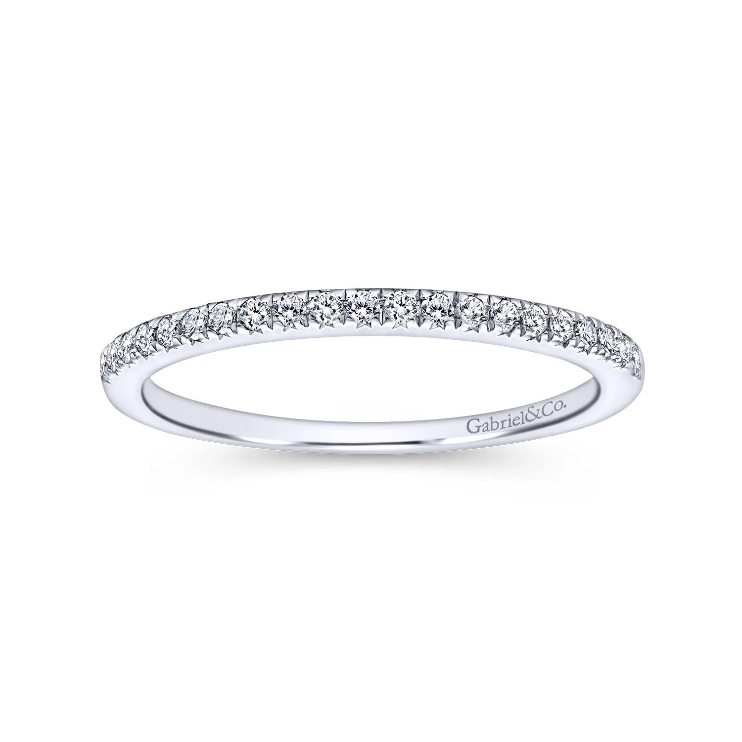 Matching Wedding Band in 14K White Gold, photograph 5
