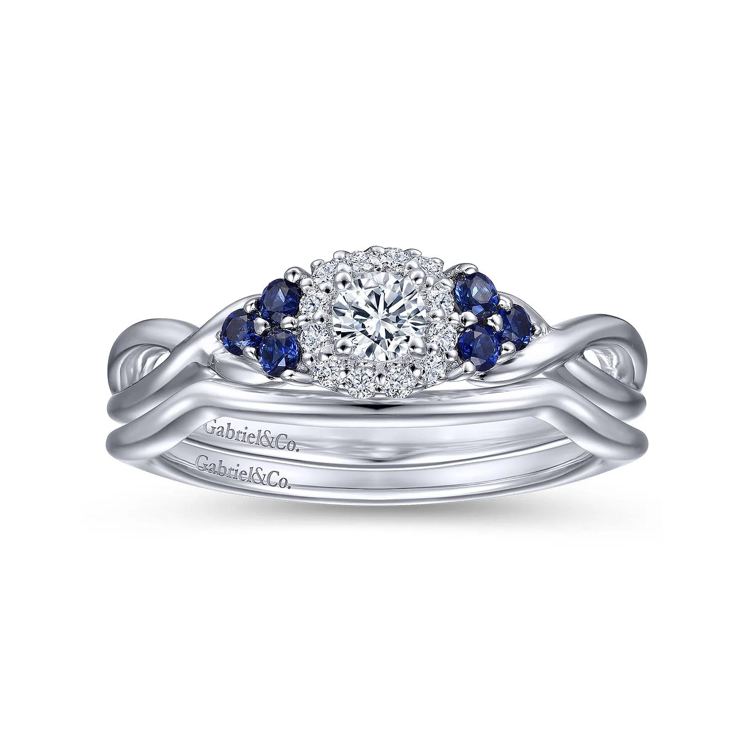 Matching Wedding Band in 14K White Gold, photograph 4