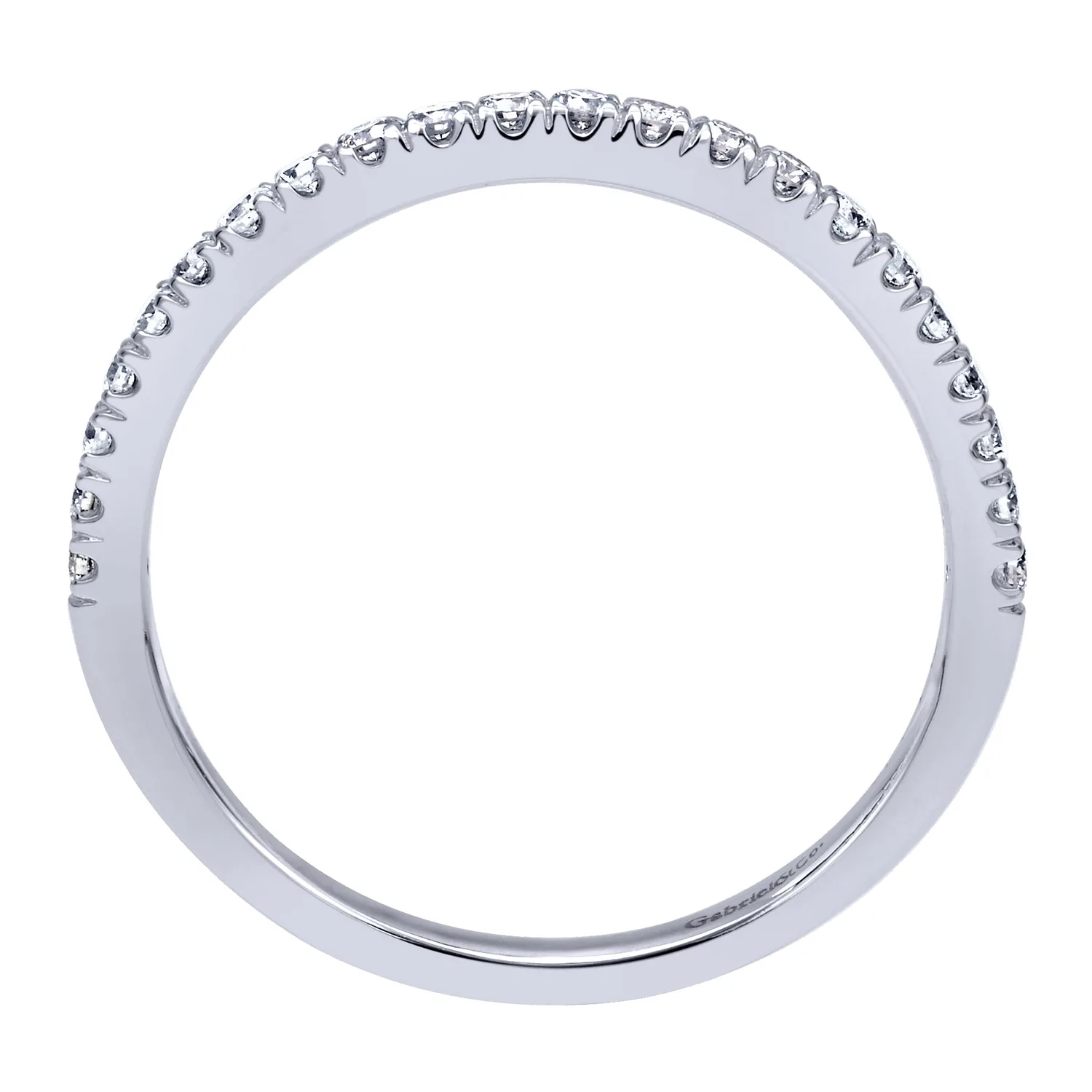 Matching Wedding Band in 14K White Gold, photograph 2