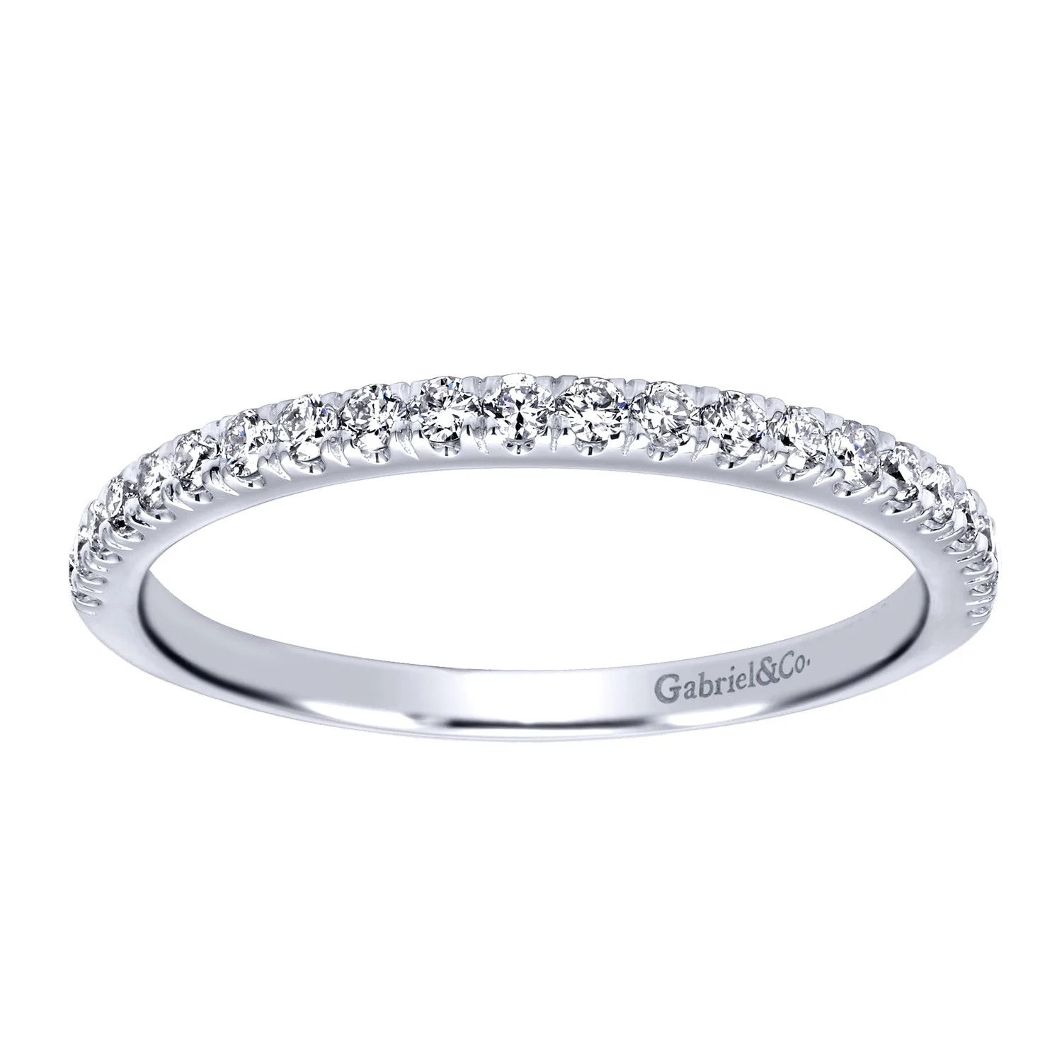 Matching Wedding Band in 14K White Gold, photograph 4