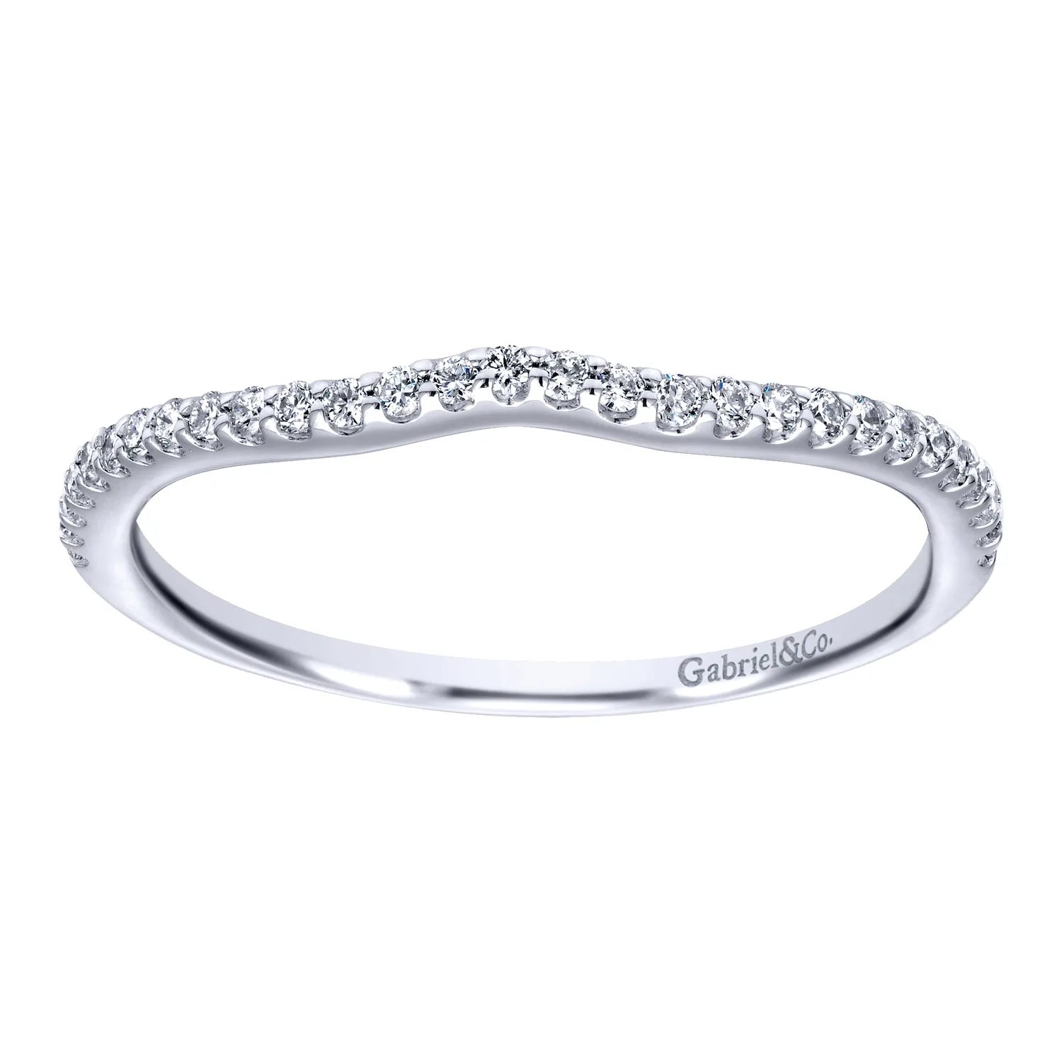 Matching Wedding Band in 14K White Gold, photograph 5