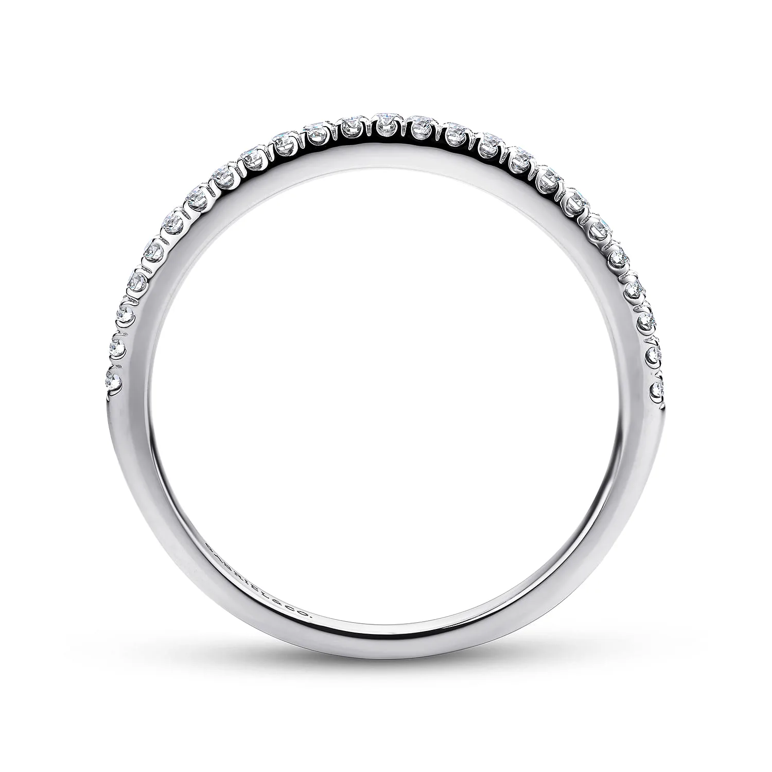 Matching Wedding Band in 14K White Gold, photograph 2