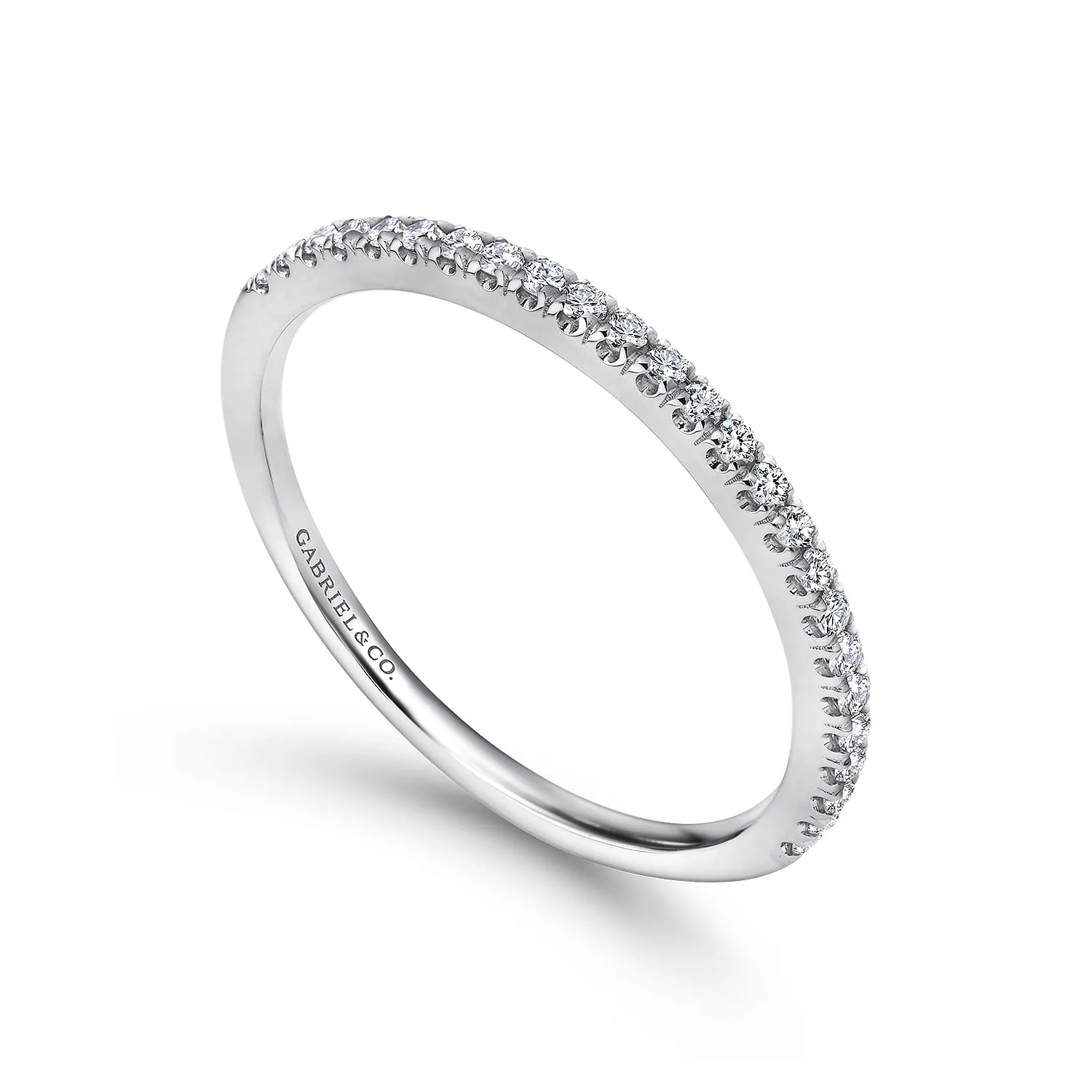 Matching Wedding Band in 14K White Gold, photograph 3
