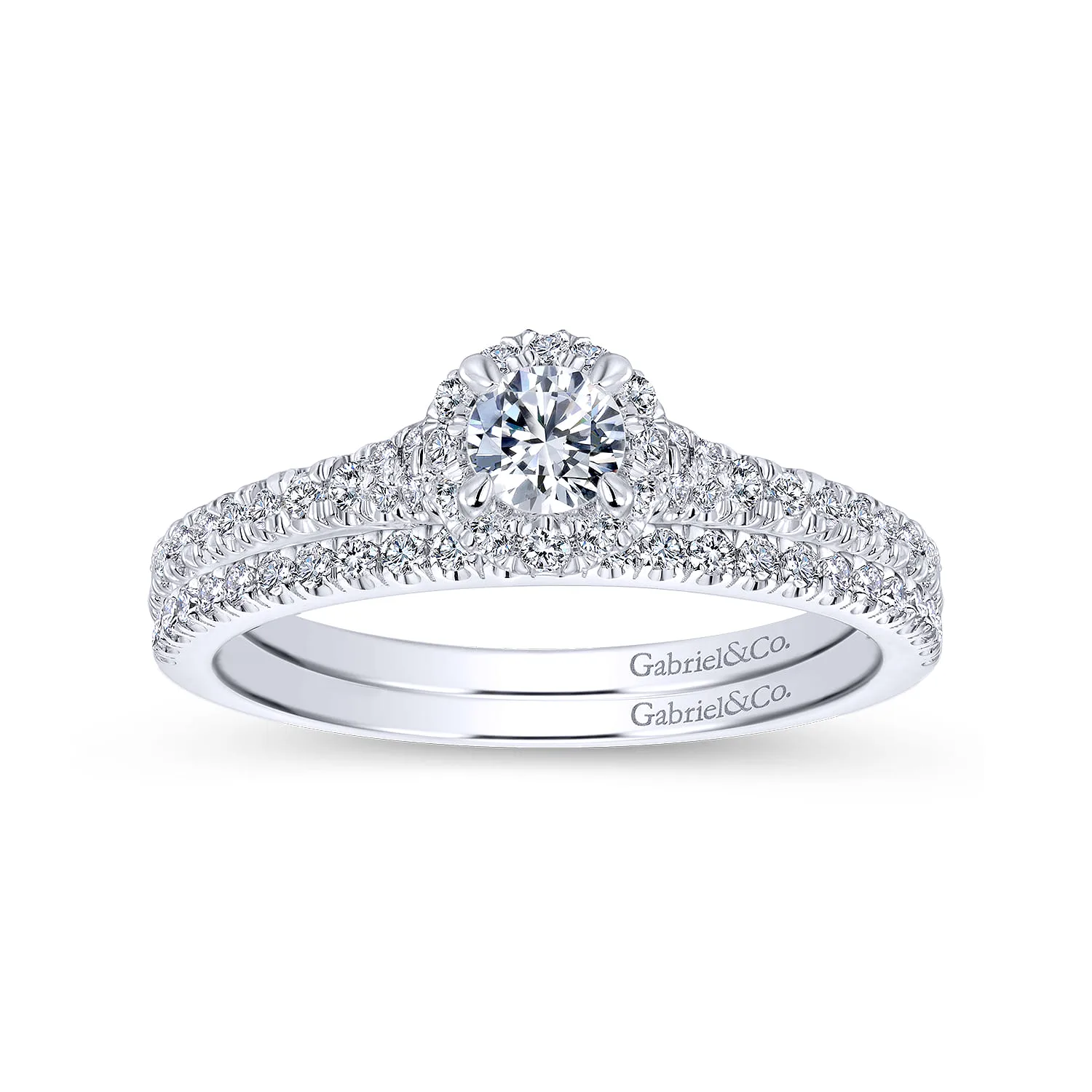 Matching Wedding Band in 14K White Gold, photograph 4