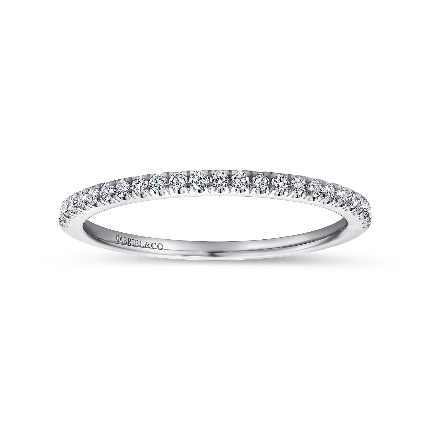 Matching Wedding Band in 14K White Gold, photograph 5