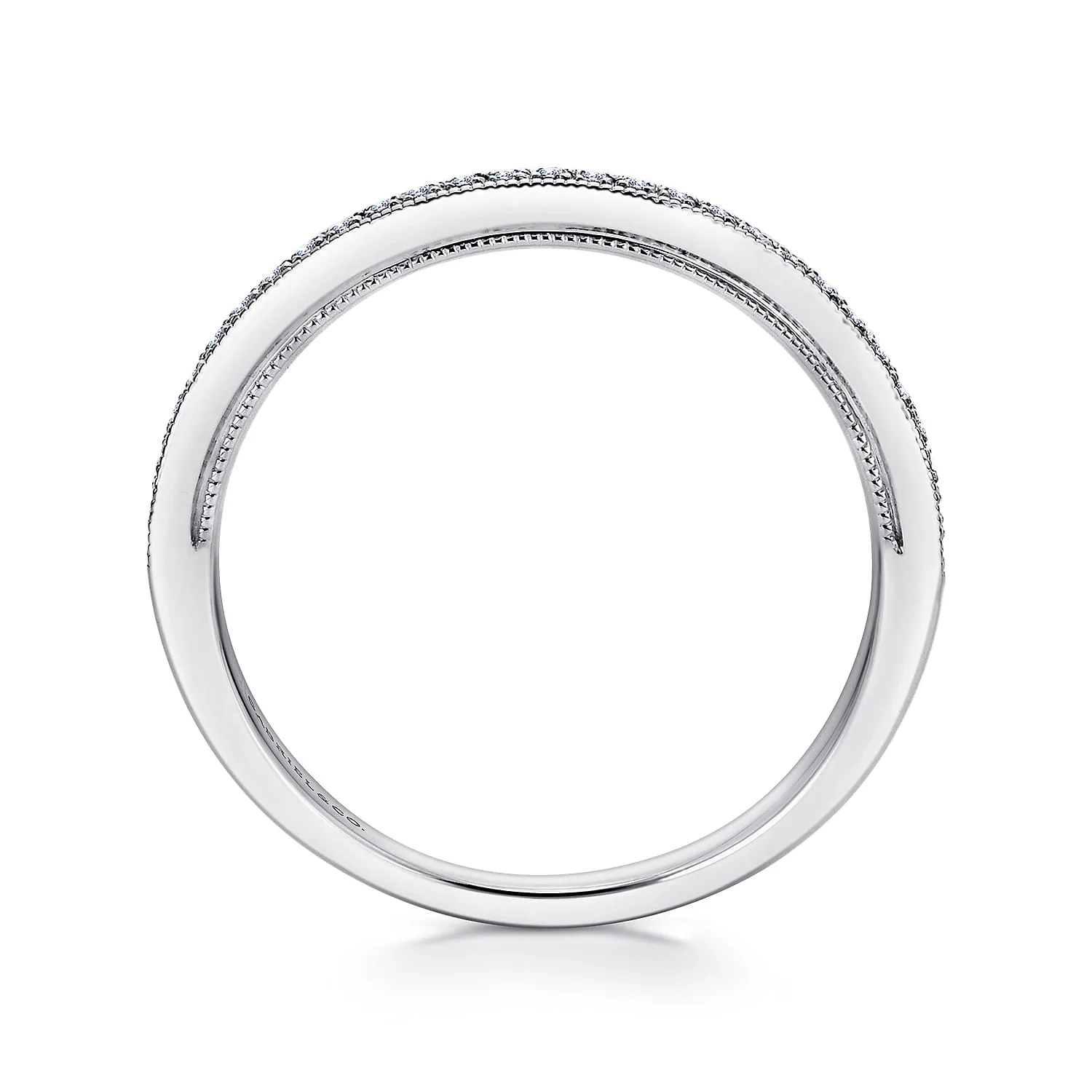 Matching Wedding Band in 14K White Gold, photograph 2