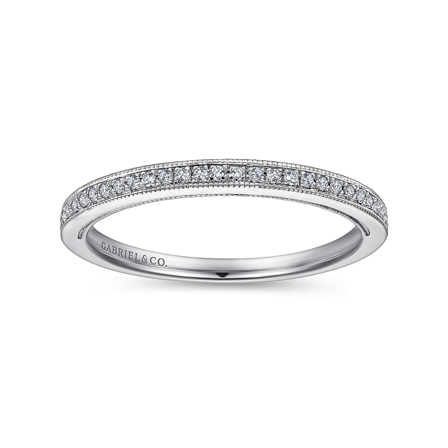 Matching Wedding Band in 14K White Gold, photograph 5