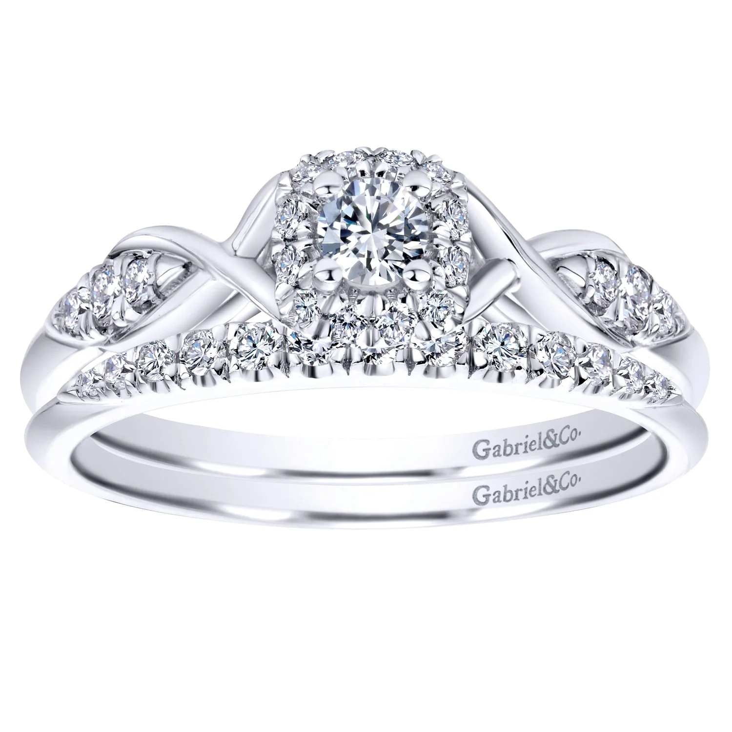 Matching Wedding Band in 14K White Gold, photograph 4