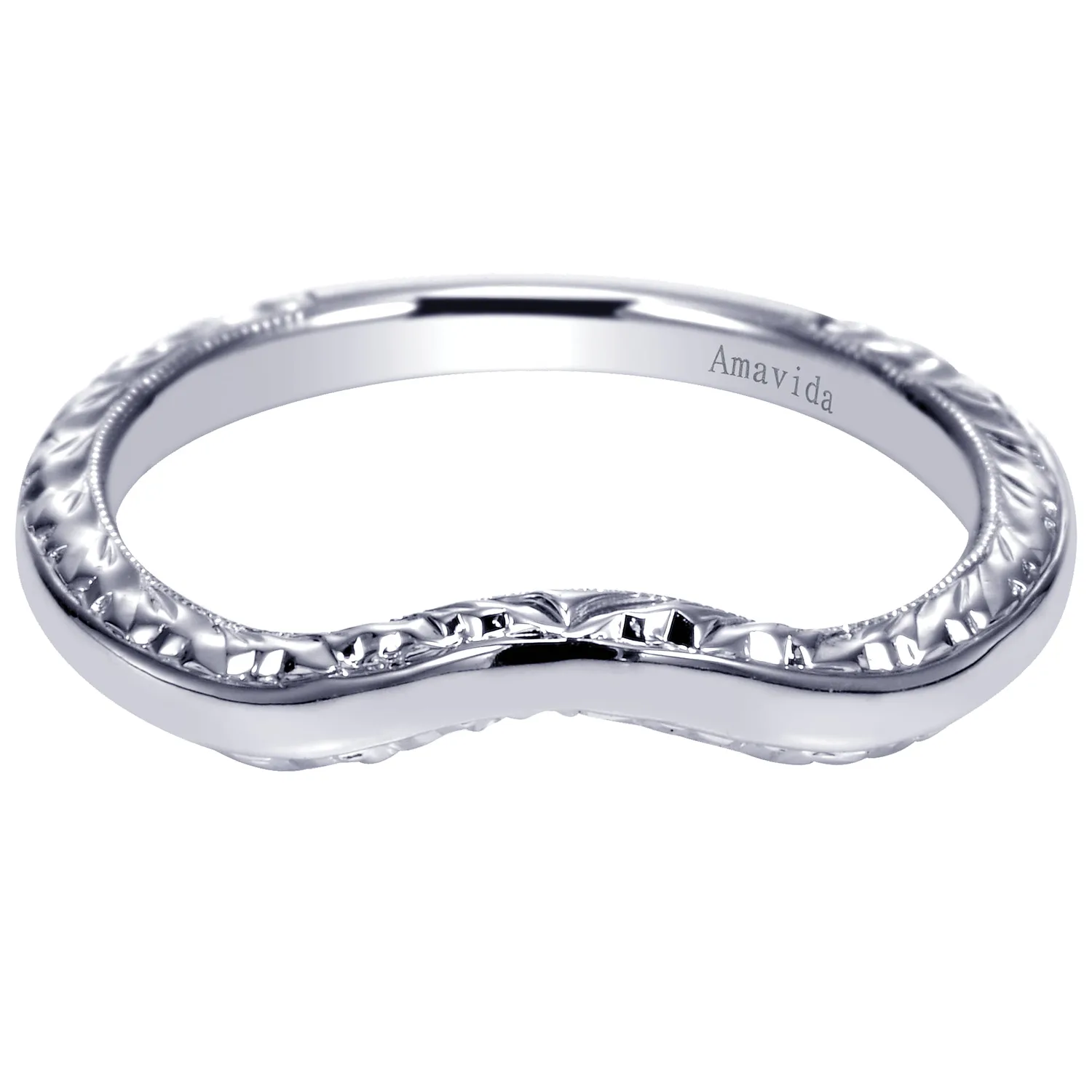 Matching Wedding Band in 18K White Gold