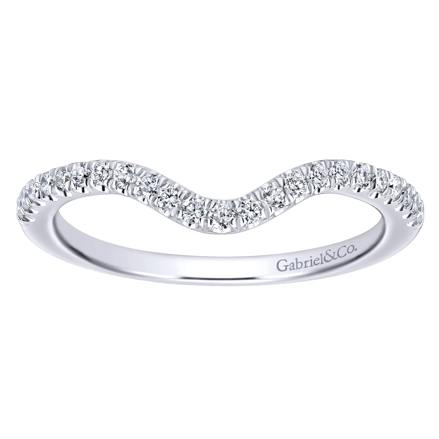 Matching Wedding Band in 14K White Gold, photograph 5