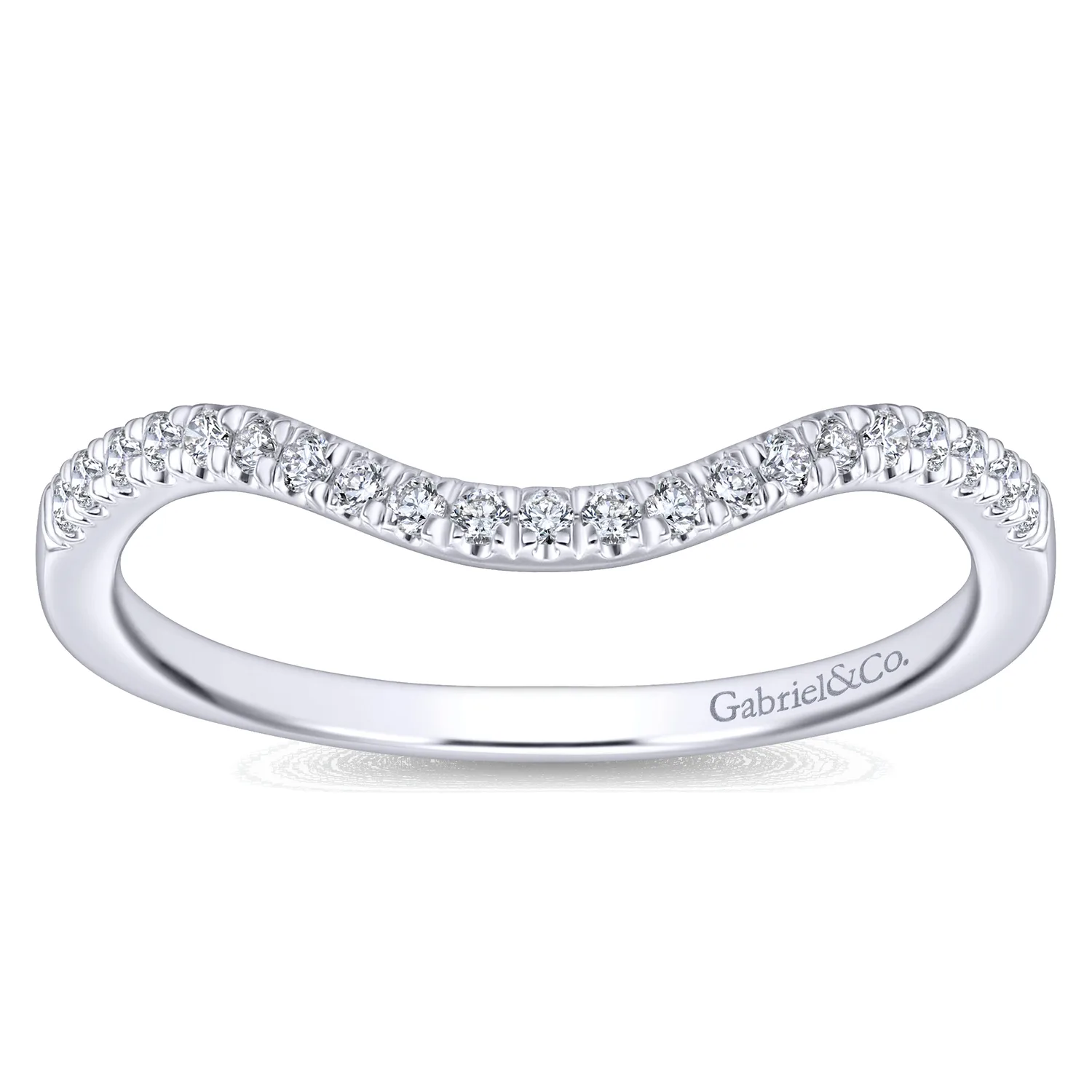 Matching Wedding Band in 14K White Gold, photograph 5