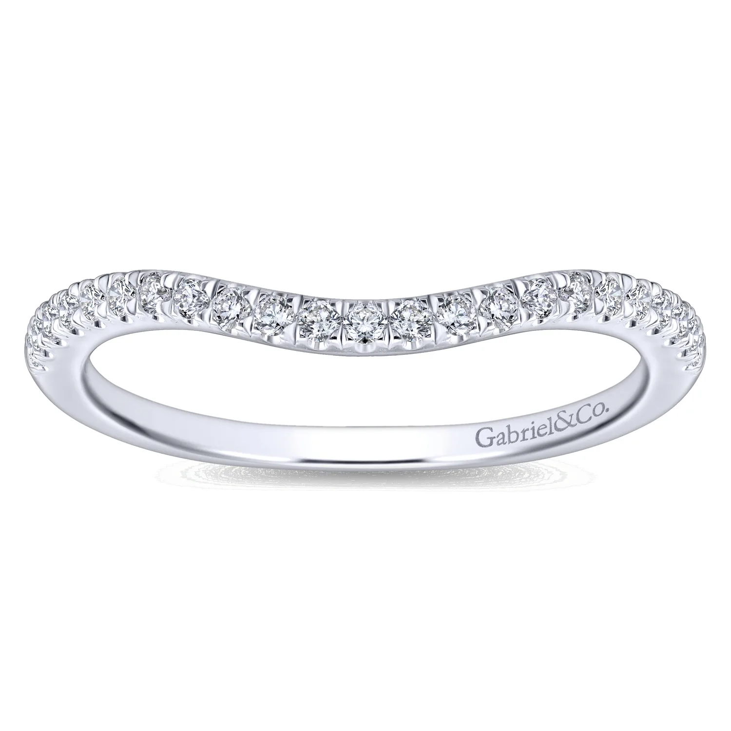 Matching Wedding Band in 14K White Gold, photograph 5