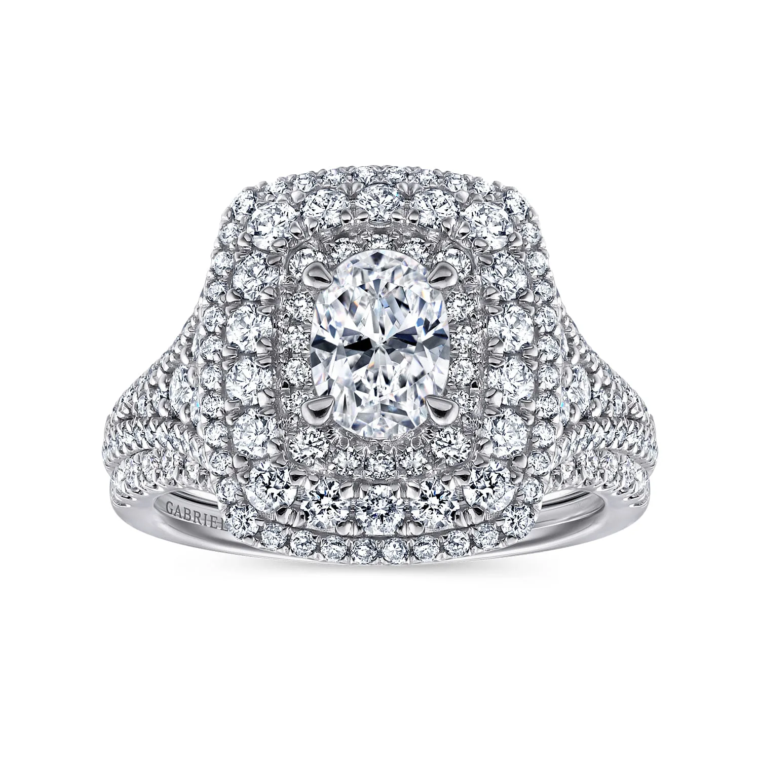 Matching Wedding Band in 14K White Gold, photograph 4