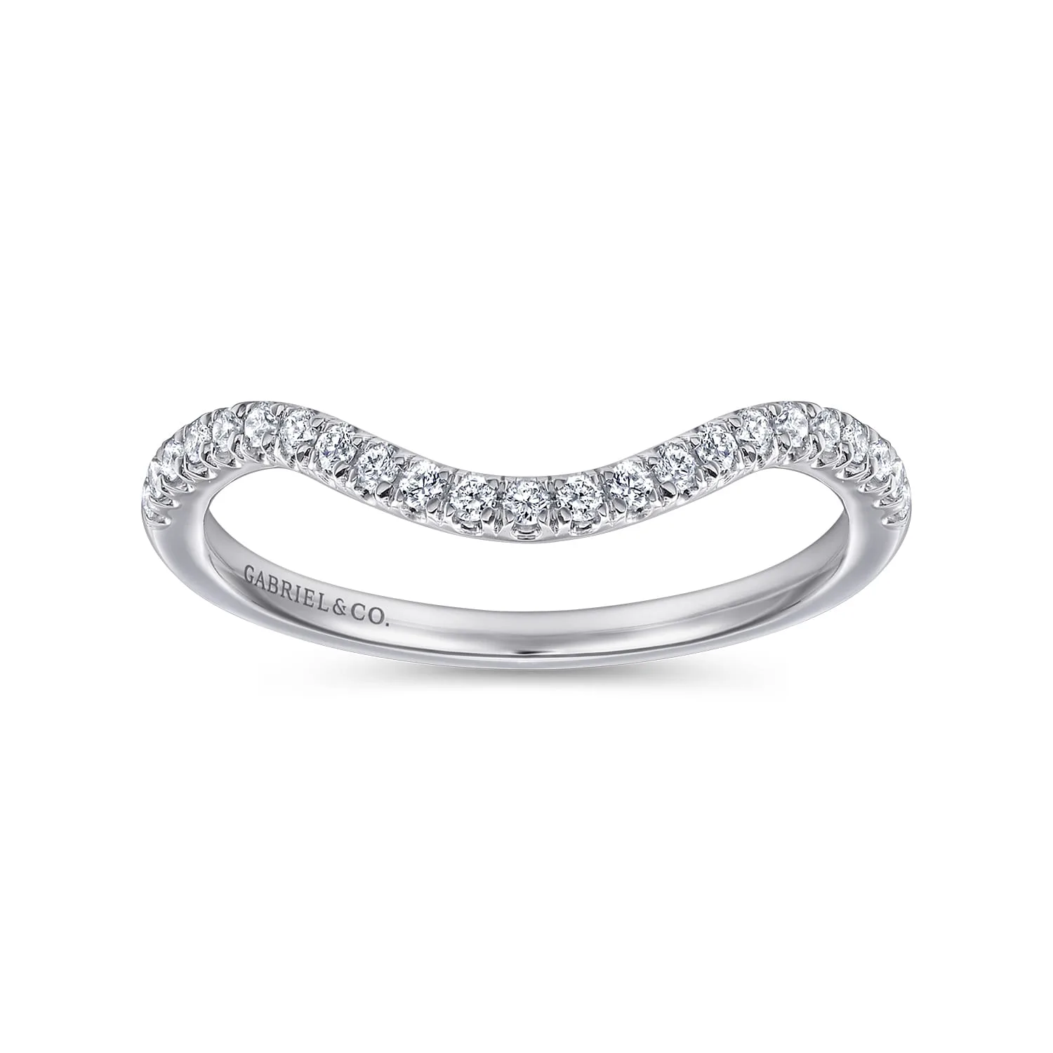 Matching Wedding Band in 14K White Gold, photograph 5