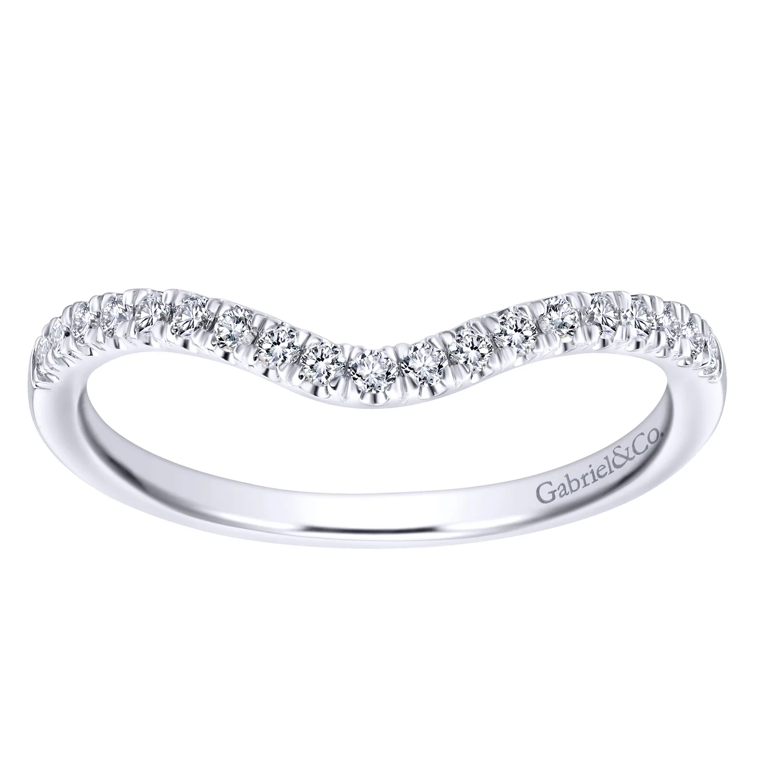 Matching Wedding Band in 14K White Gold, photograph 5