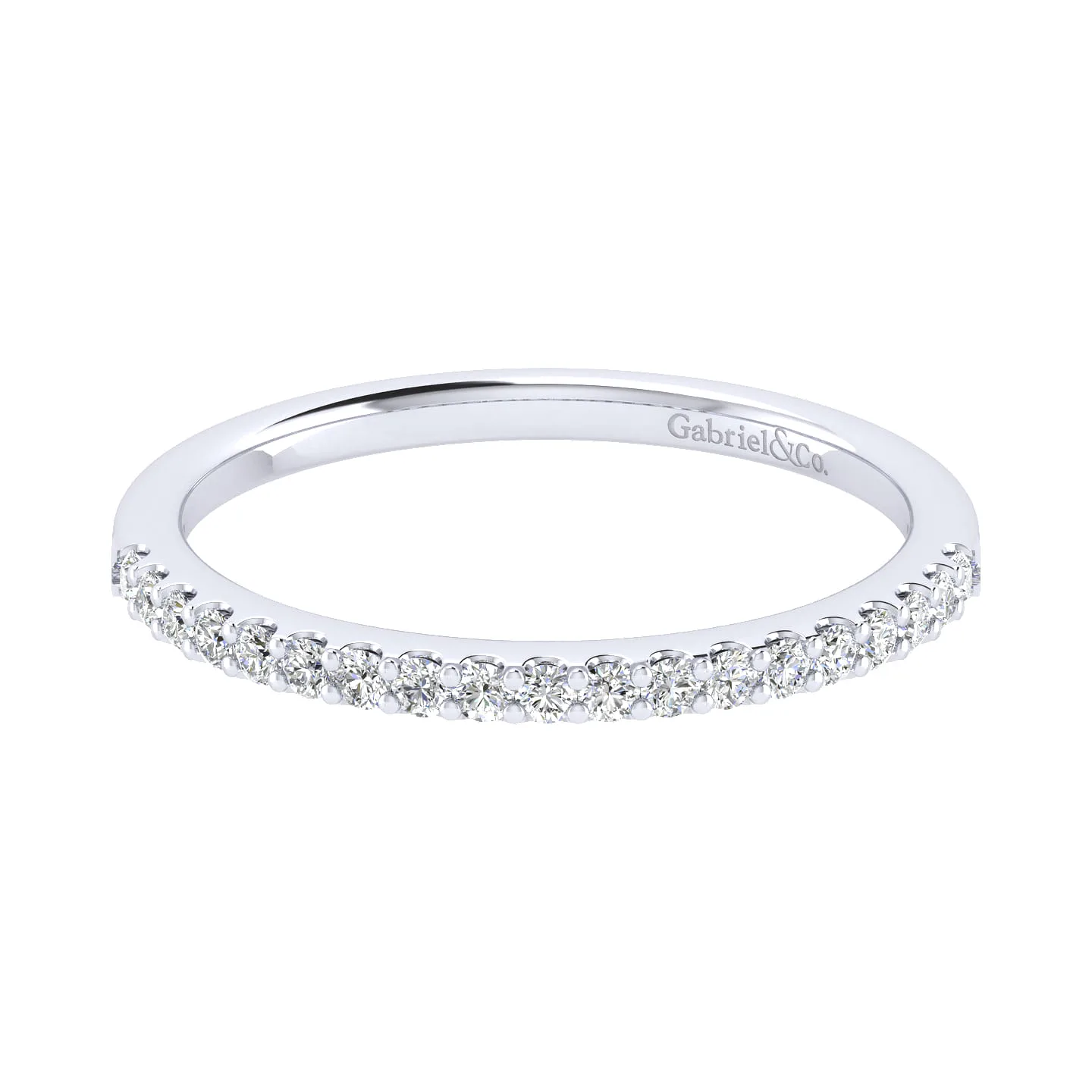 Matching Wedding Band in 14K White Gold