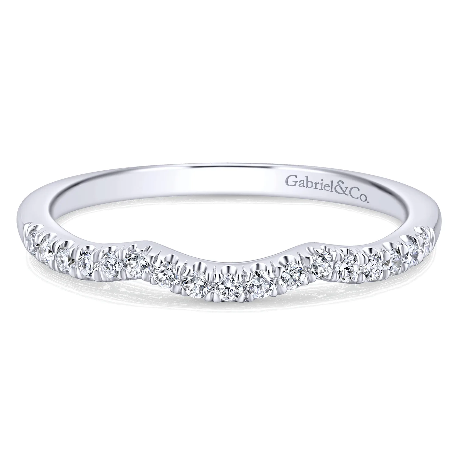 Matching Wedding Band in 14K White Gold
