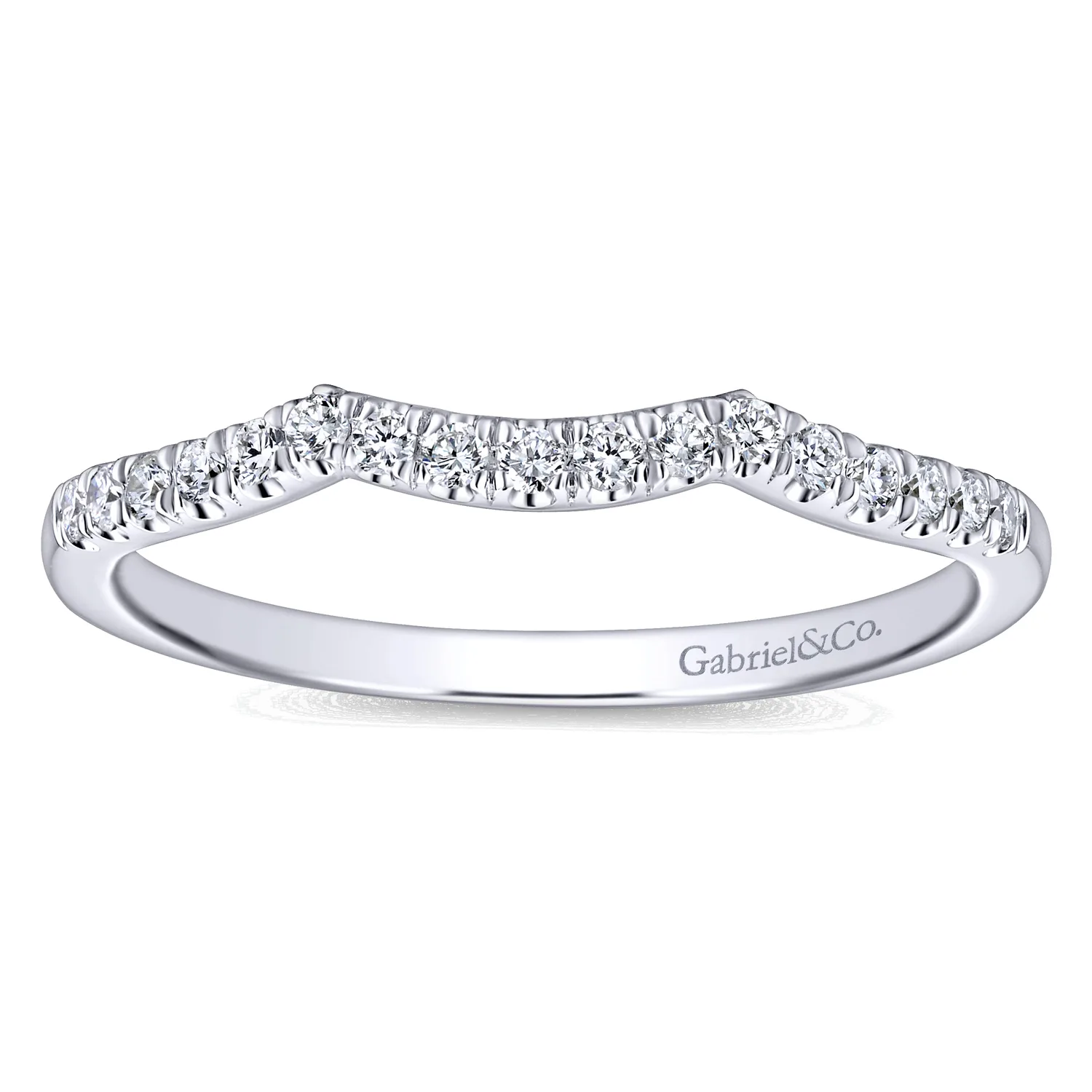 Matching Wedding Band in 14K White Gold, photograph 5