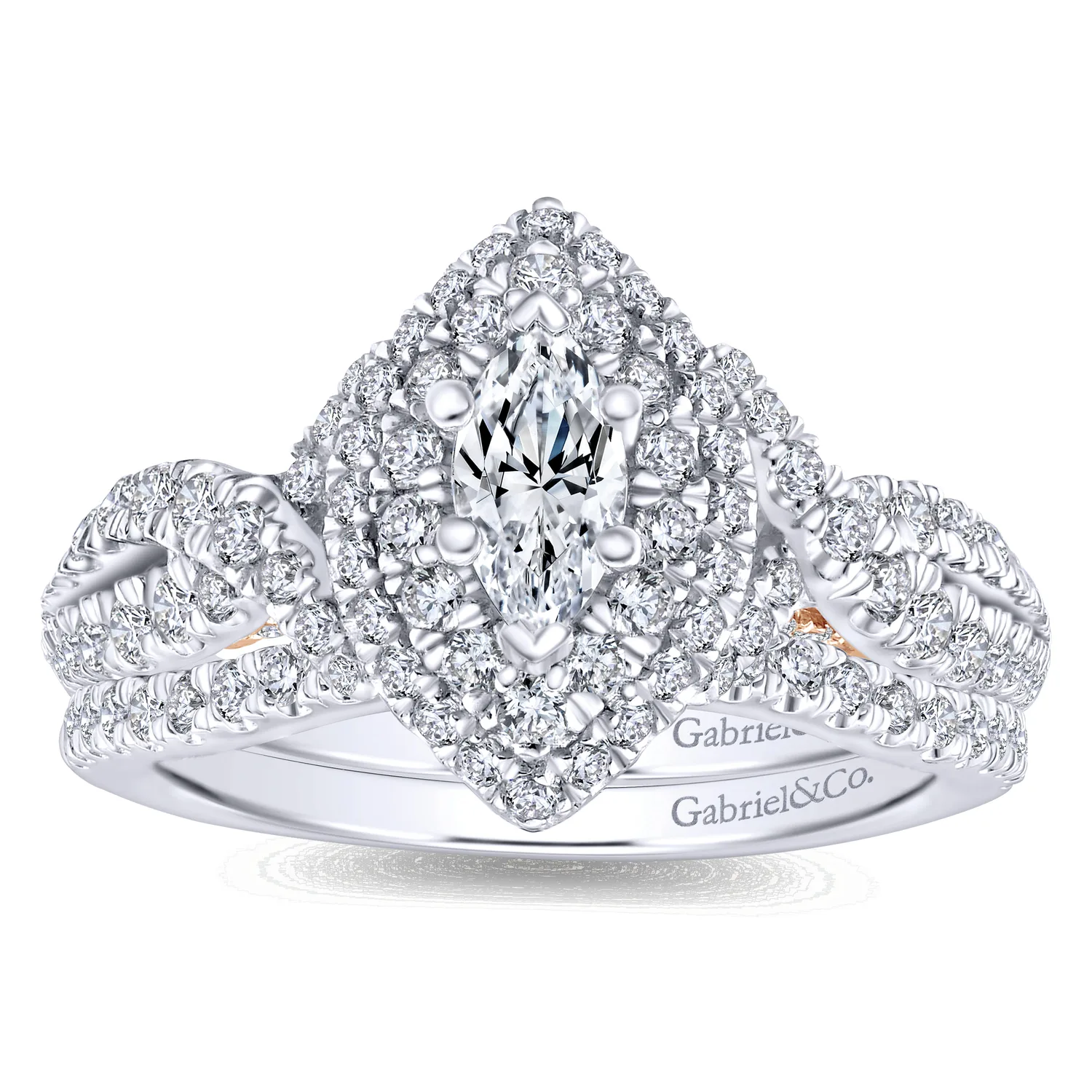Matching Wedding Band in 14K White Gold, photograph 4