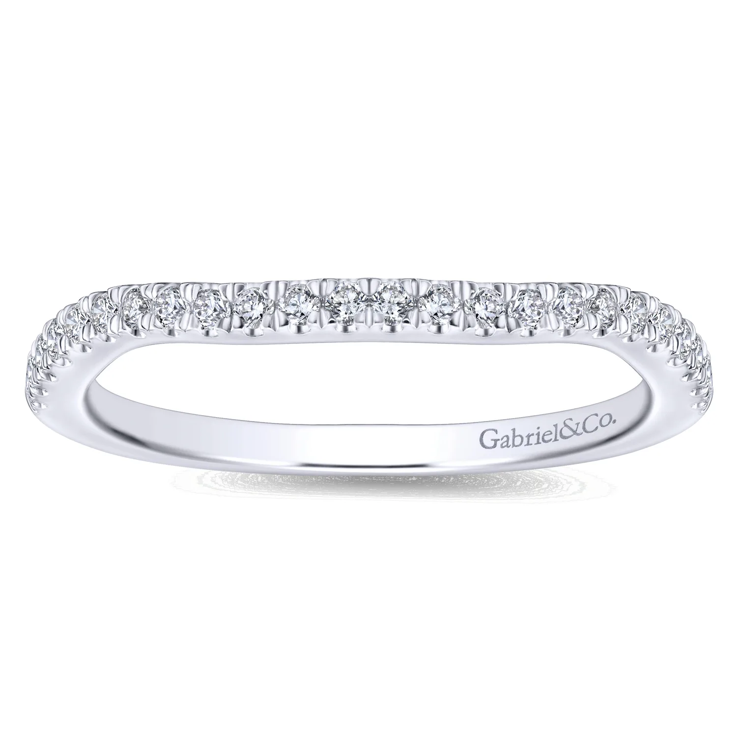 Matching Wedding Band in 14K White Gold, photograph 5