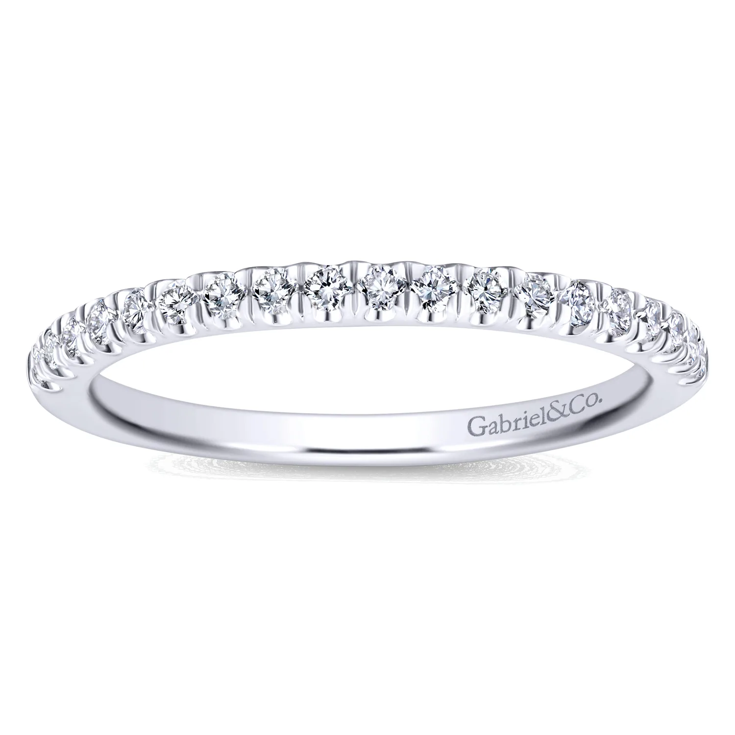 Matching Wedding Band in 14K White Gold, photograph 5