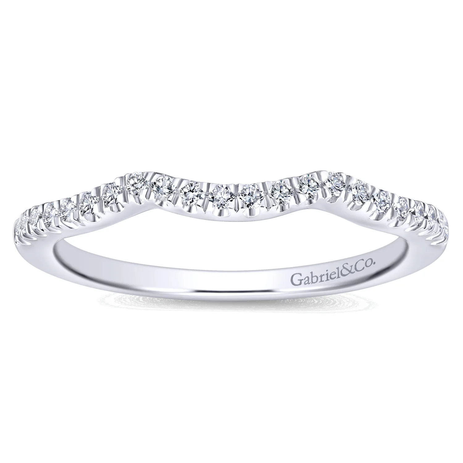 Matching Wedding Band in 14K White Gold, photograph 5