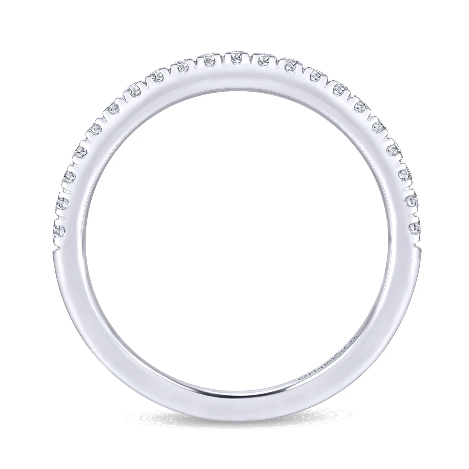 Matching Wedding Band in 14K White Gold, photograph 2