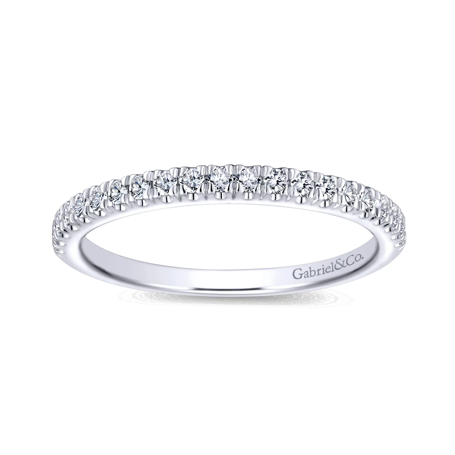 Matching Wedding Band in 14K White Gold, photograph 5