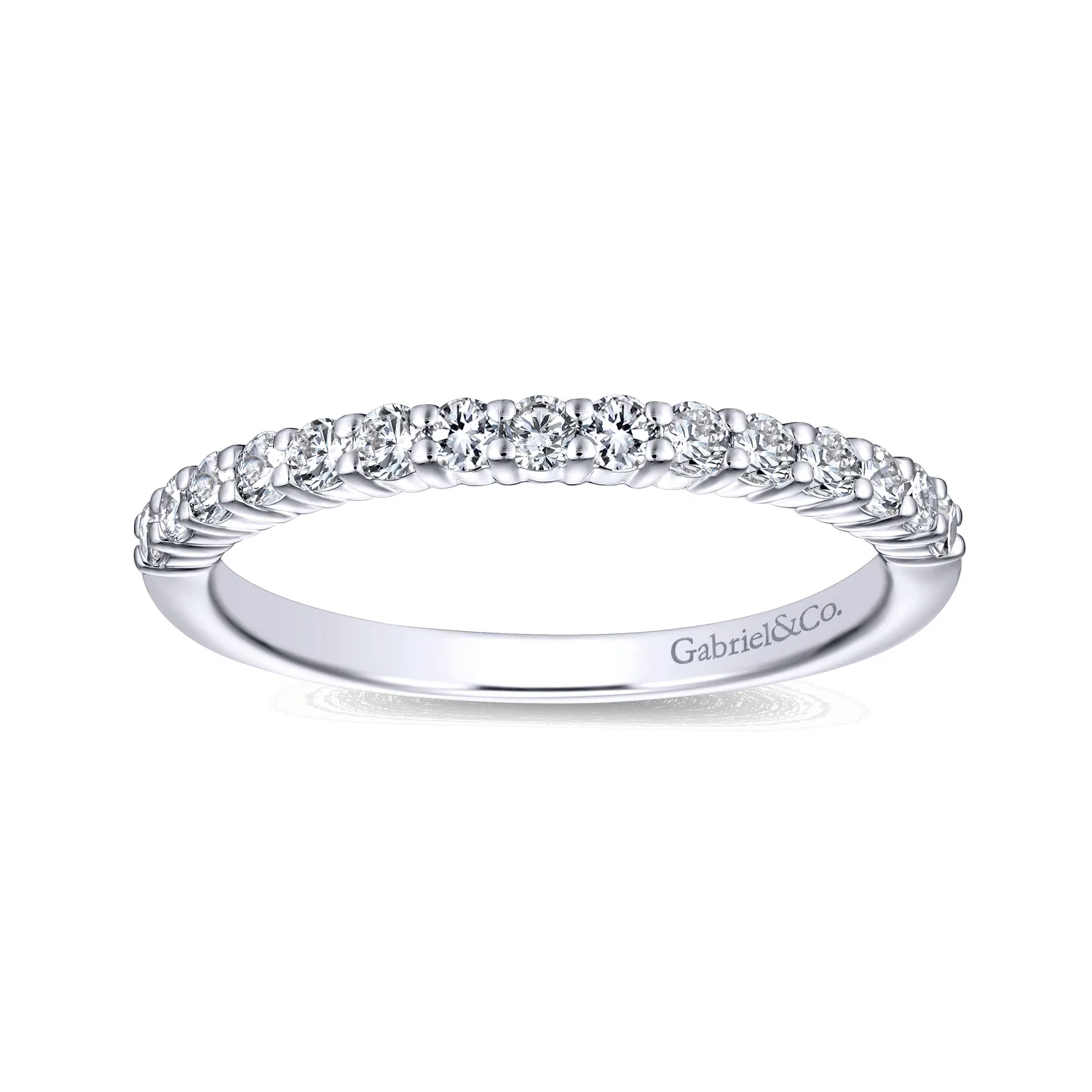 Matching Wedding Band in 14K White Gold, photograph 5