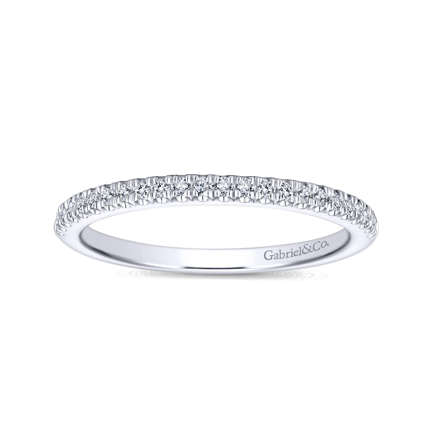Matching Wedding Band in 14K White Gold, photograph 5